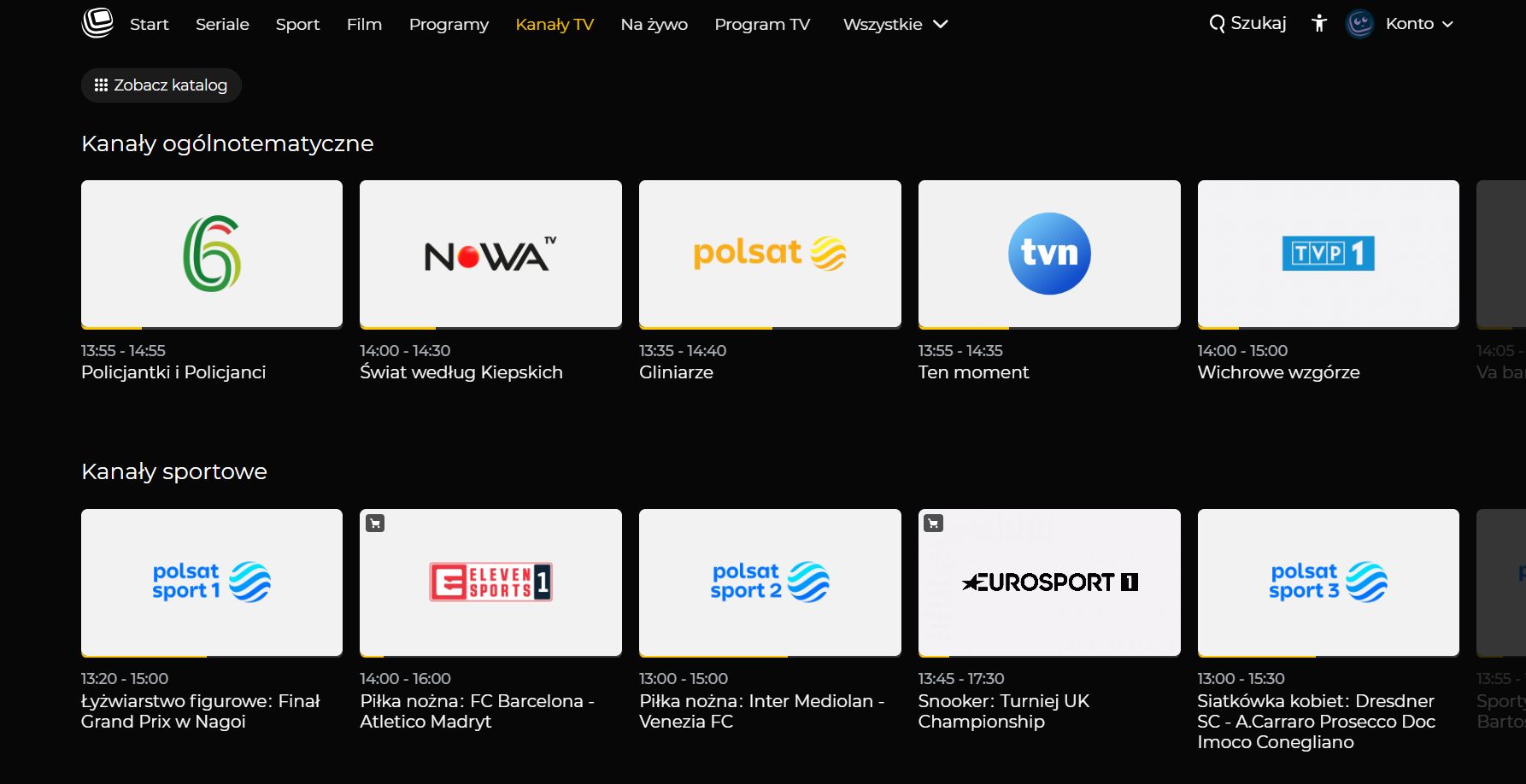 Dodatkowe kanały naziemnej telewizji cyfrowej w Polsat Box Go