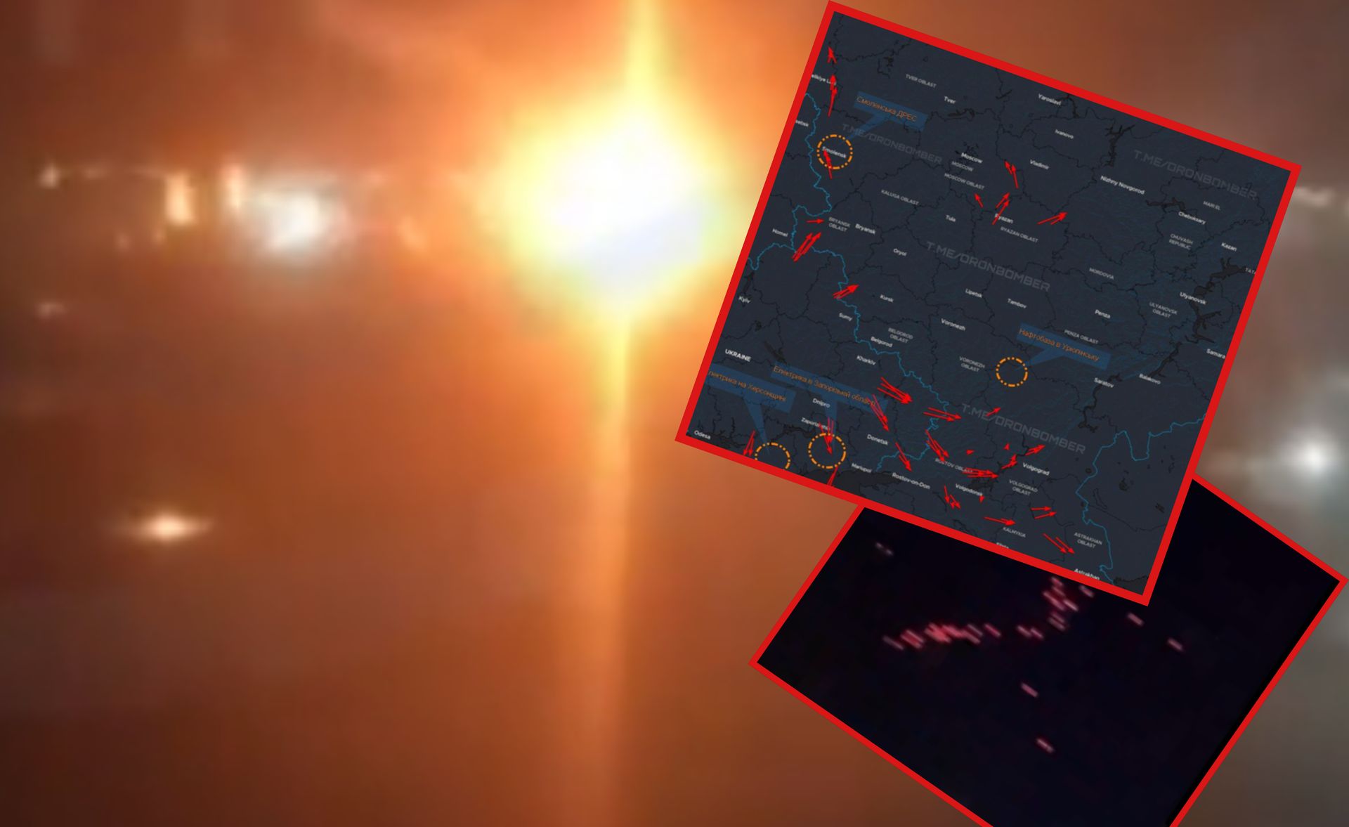 Nocne eksplozje w Rosji. Drony uderzyły w rafinerie