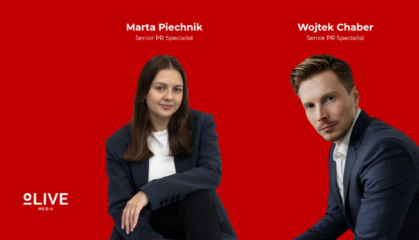 Wojtek Chaber i Marta Piechnik dołączyli do oLIVE media
