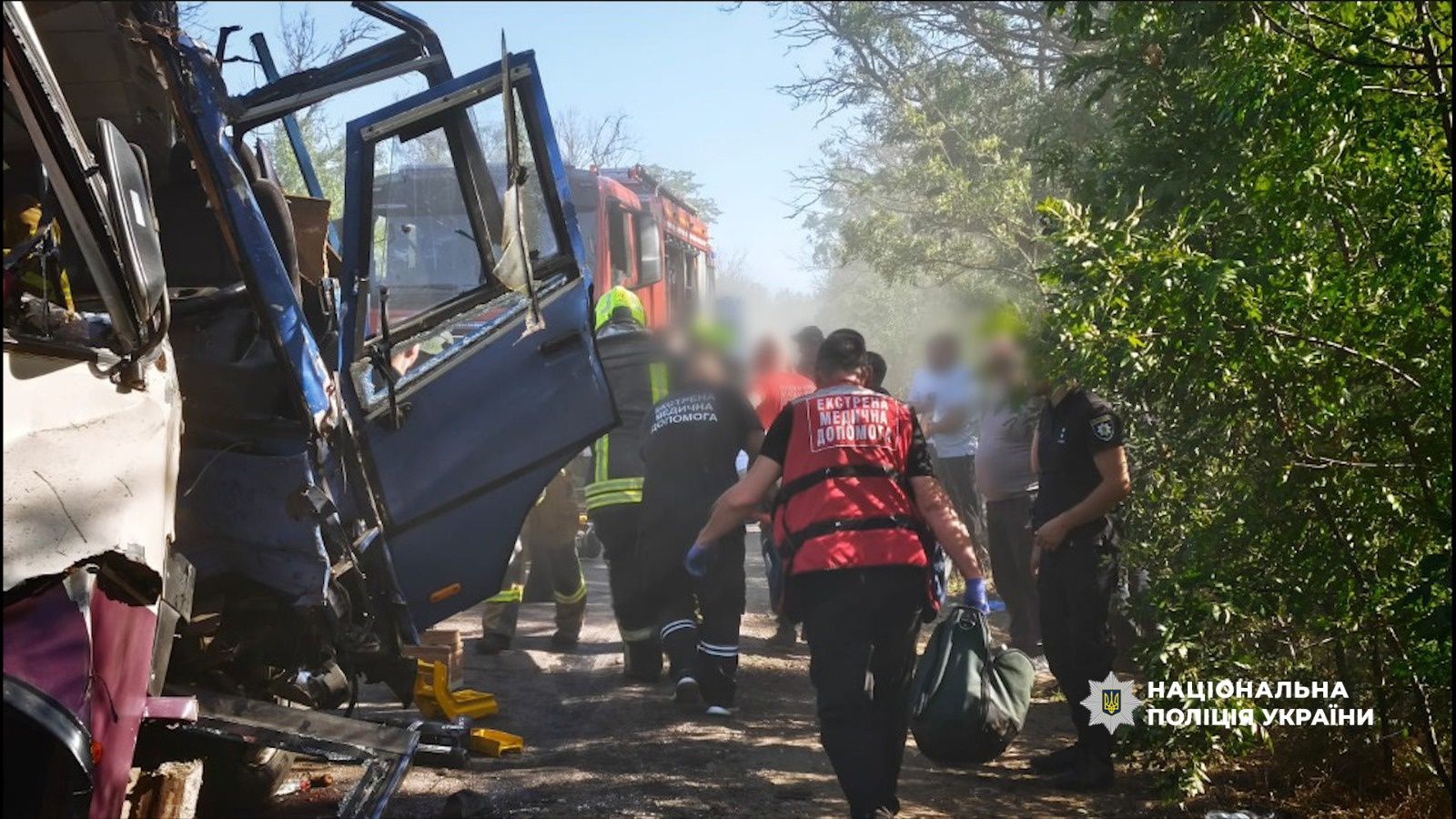 Poważny wypadek autobusów w Ukrainie. Wielu rannych i zabitych