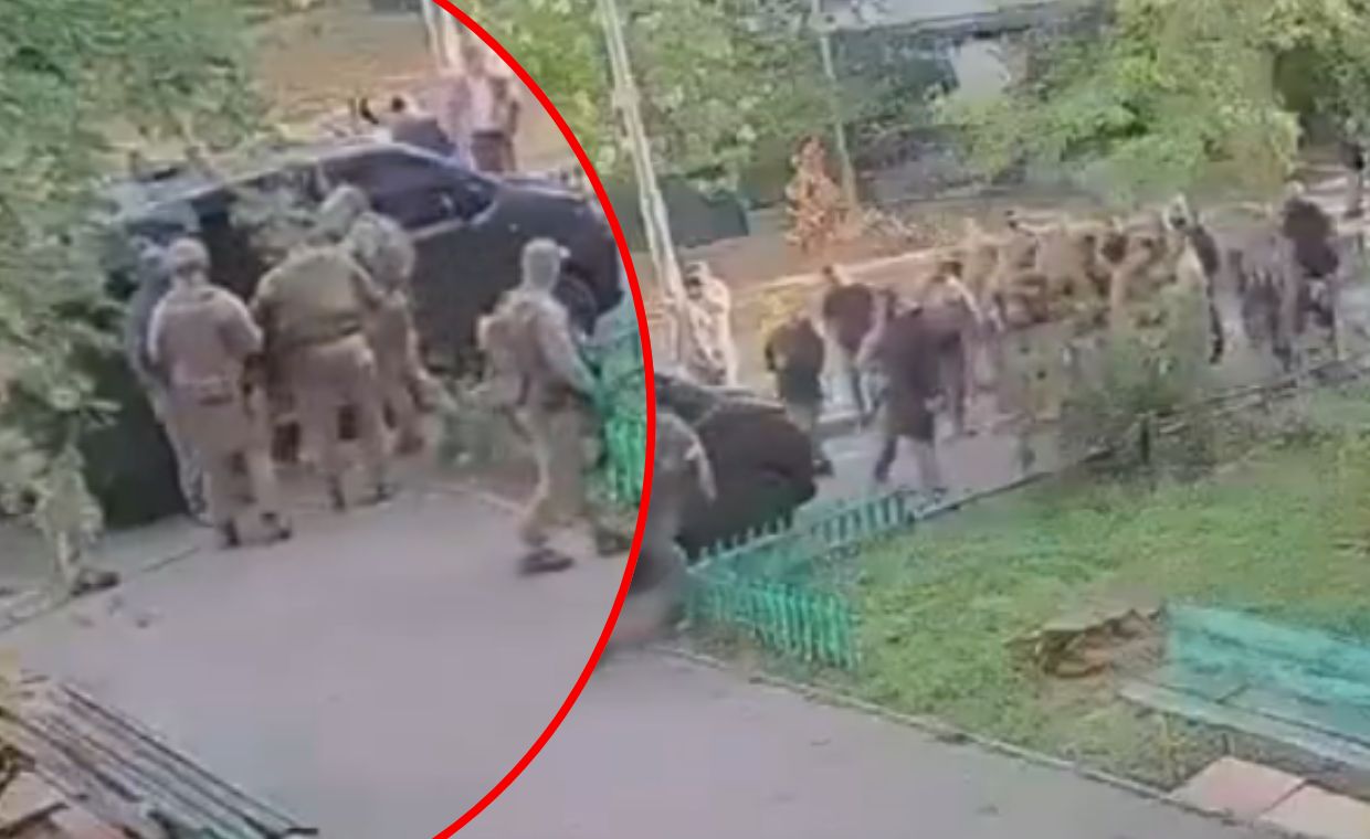 Jest nagranie skandalicznego starcia w Kijowie. Media ujawniają kulisy