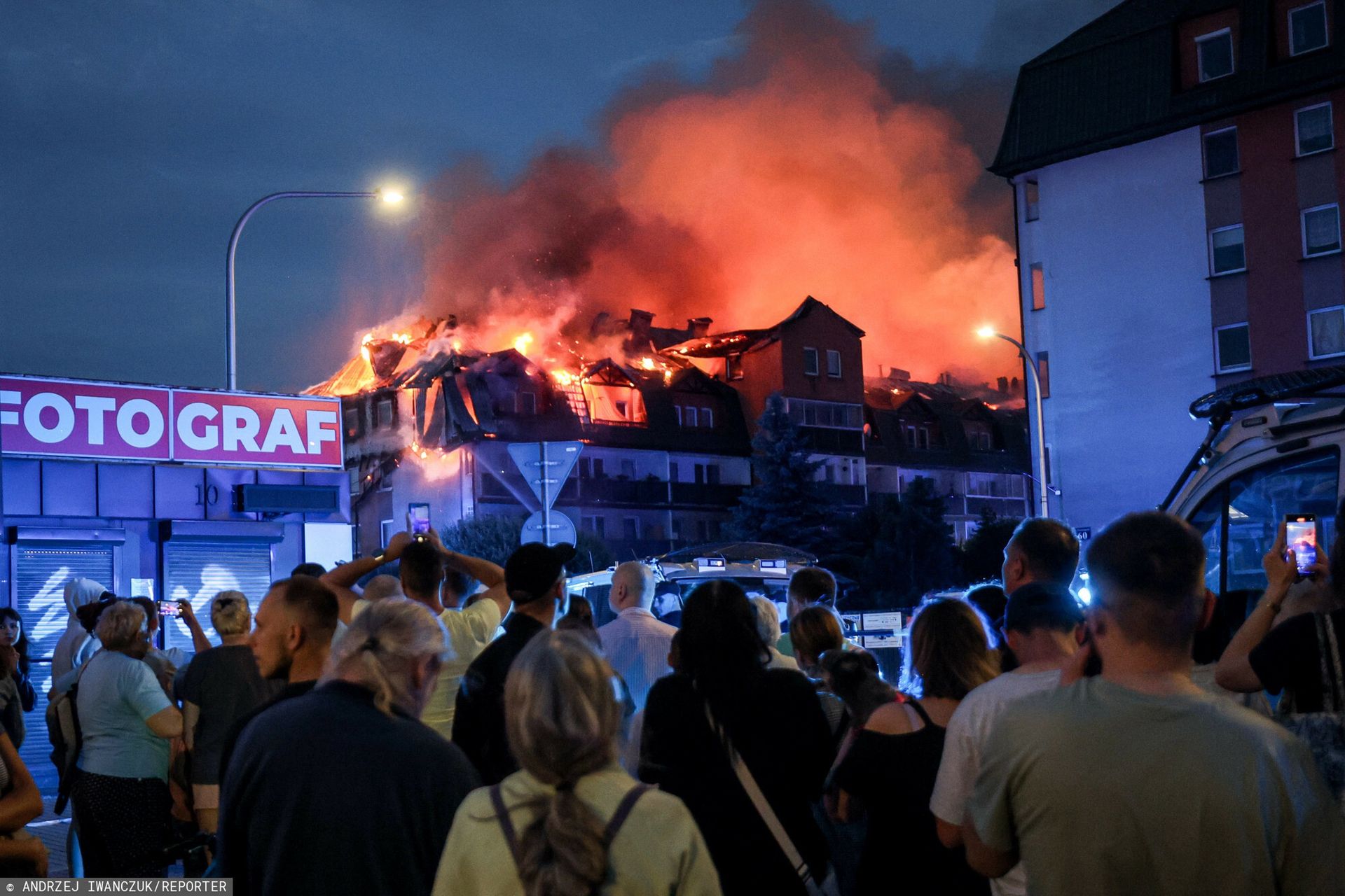 Pożar w Ząbkach. Jest komunikat MSWiA