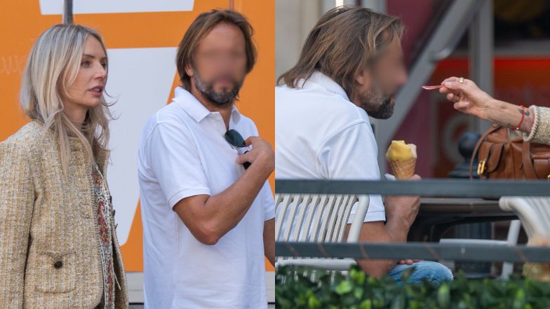 Agnieszka Woźniak-Starak karmi UKOCHANEGO lodami podczas randki na mieście