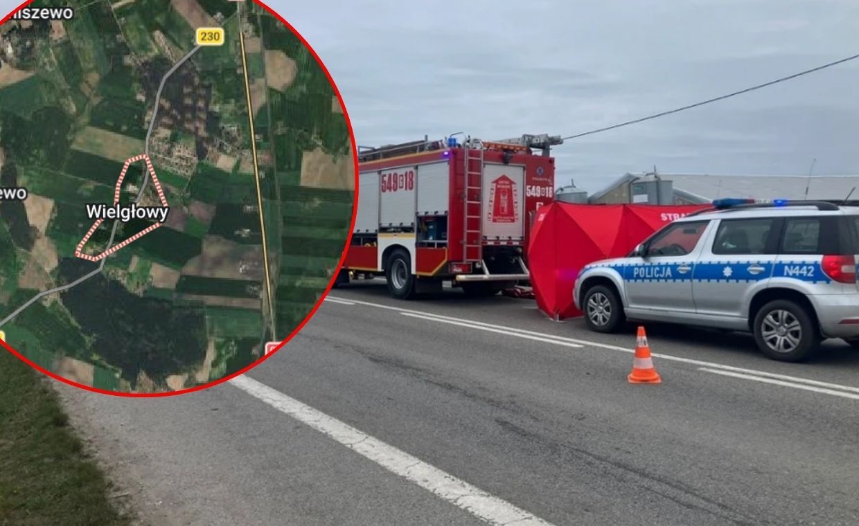 Dwie ofiary śmiertelne. Tragiczny wypadek w Pomorskiem