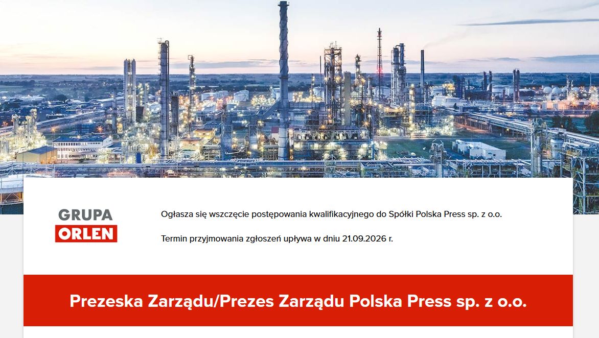Prezes Polska Press pilnie poszukiwany. Oto wymagania