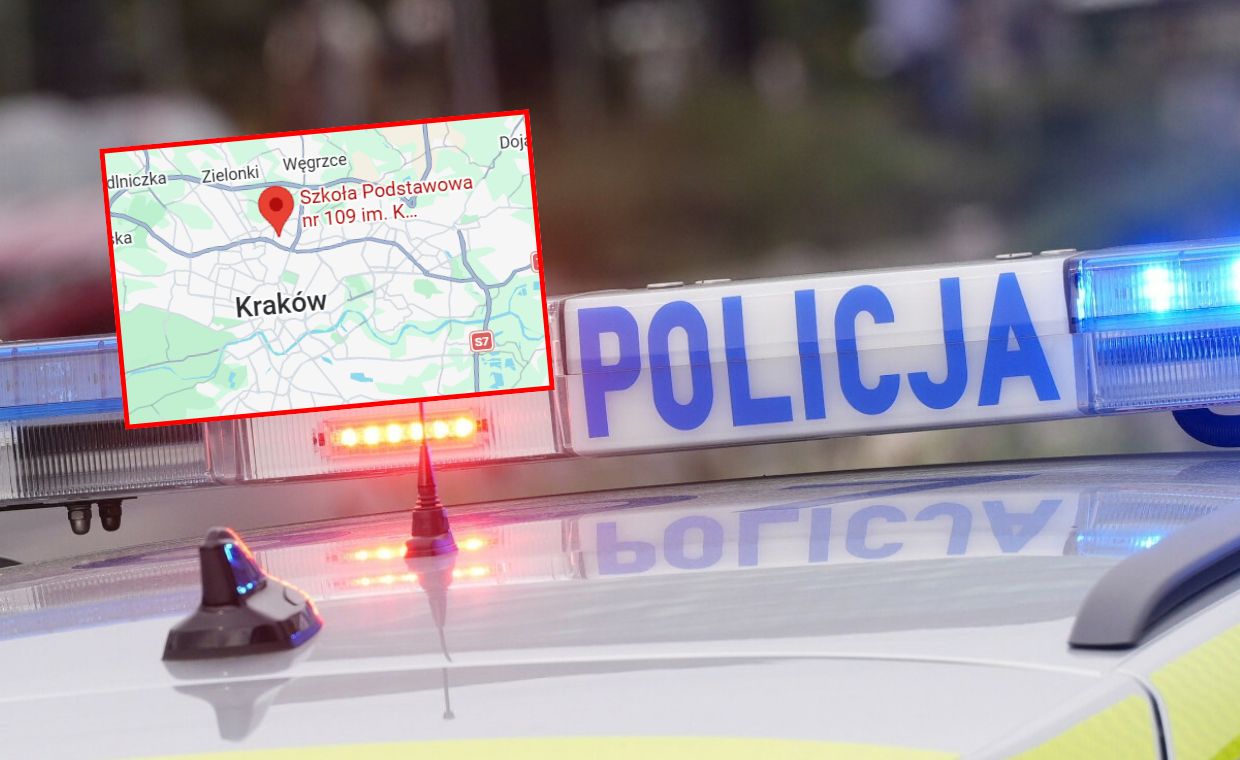 Akcja w szkole w Krakowie. 10-latek przyszedł z plastikowym tasakiem