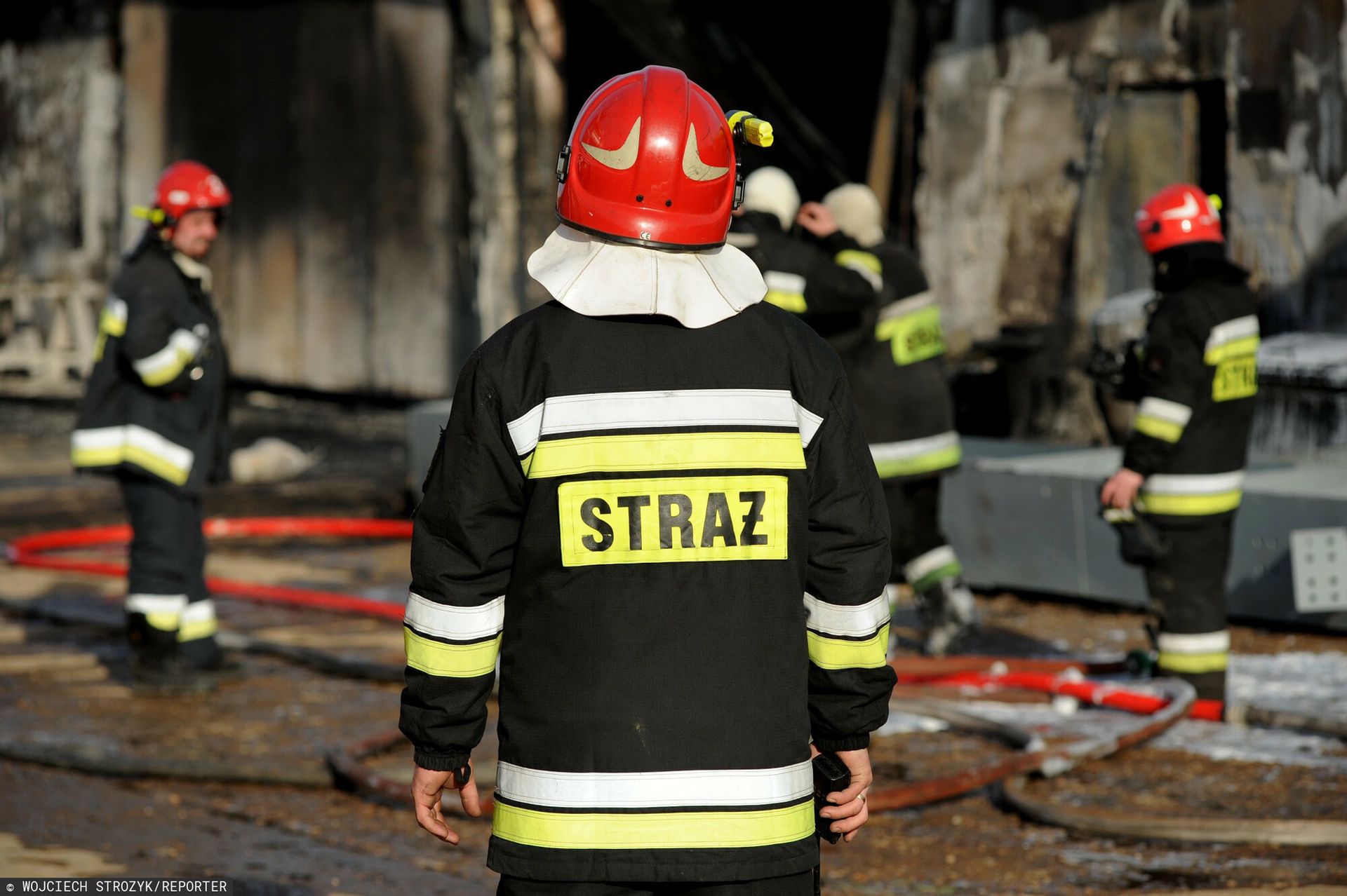 Potężny pożar w Gdyni. "Strawił kilka pojazdów"