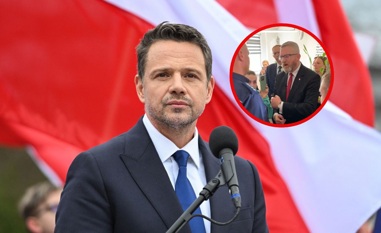 Trzaskowski przekłada spotkanie. W tle wtargnięcie Brauna do szpitala
