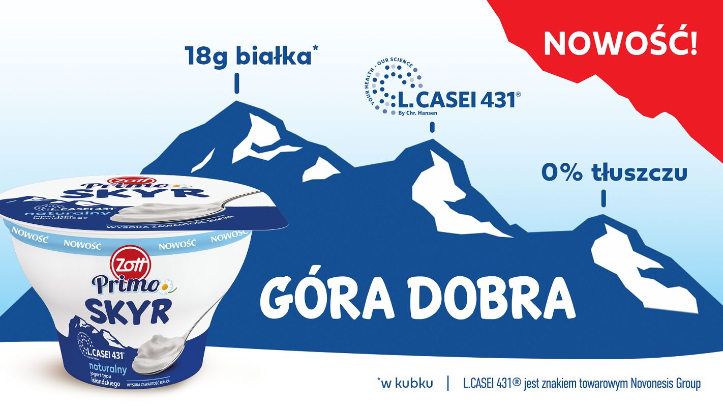 Marka Zott z kampanią nowego produktu