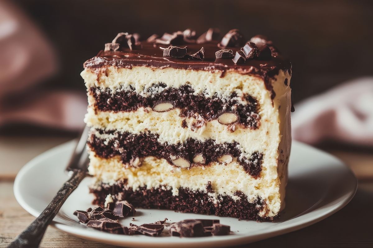 W weekend zrobiłam czekoladową poezję. Ciasto zrobiło wrażenie na wszystkich gościach