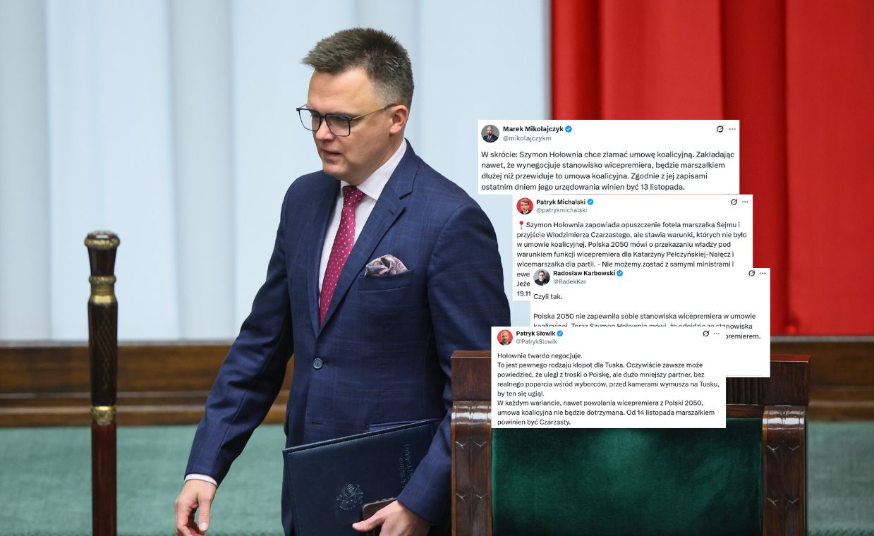 Komentują słowa Hołowni. "Stawia warunki, których nie było w umowie"