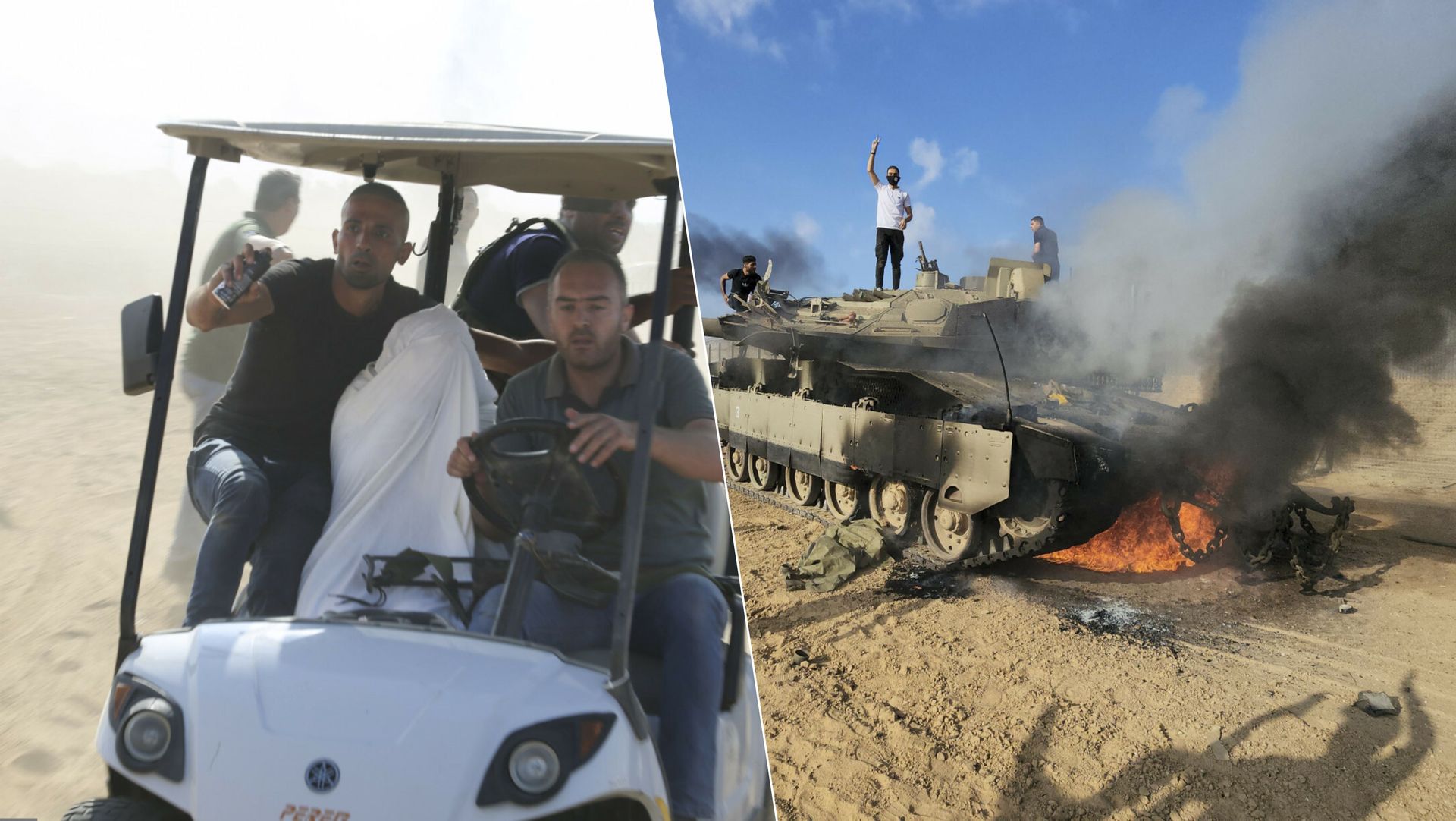 Rocznica masakry. Bojownicy Hamasu zaatakowali ze wszystkich stron