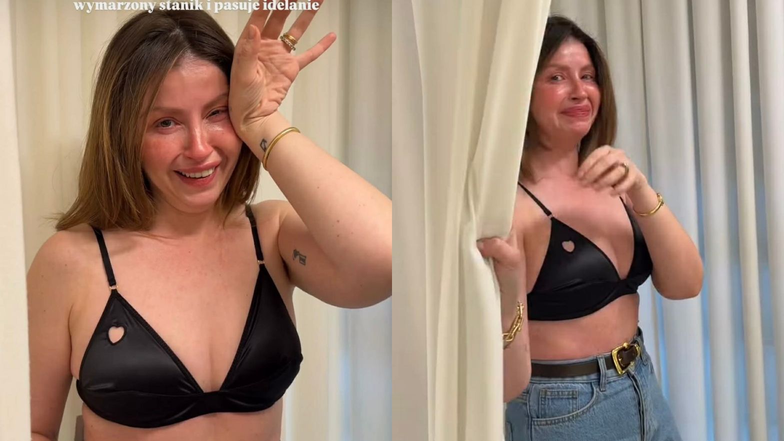 Wzruszona Ciocia Liestyle prezentuje efekty operacji zmniejszenia biustu. Przymierzyła PIERWSZY STANIK (FOTO)