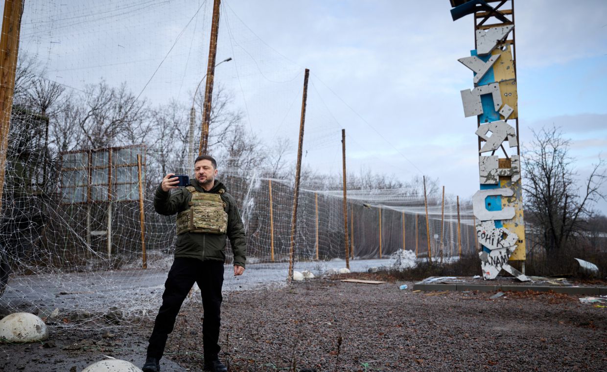 Zełenski wbił szpilkę Putinowi. Pojawił się w symbolicznym miejscu