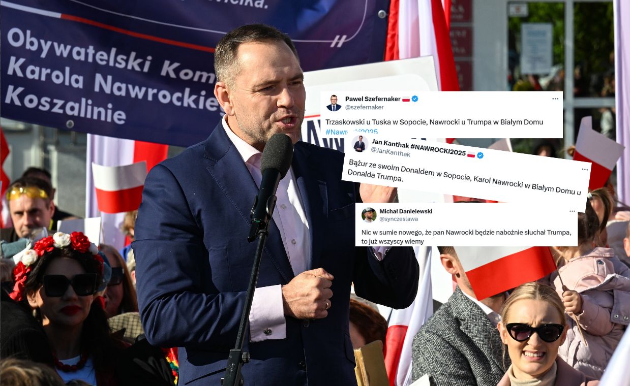 Nawrocki w Waszyngtonie. W sieci kolejne komentarze