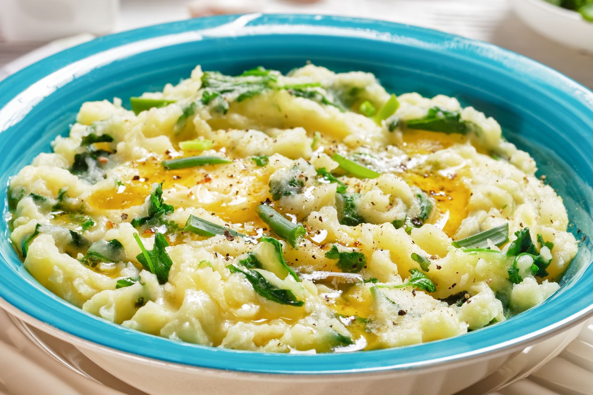 Do mięsa robię ziemniaki z kapustą po irlandzku. To uproszczona wersja parzybrody