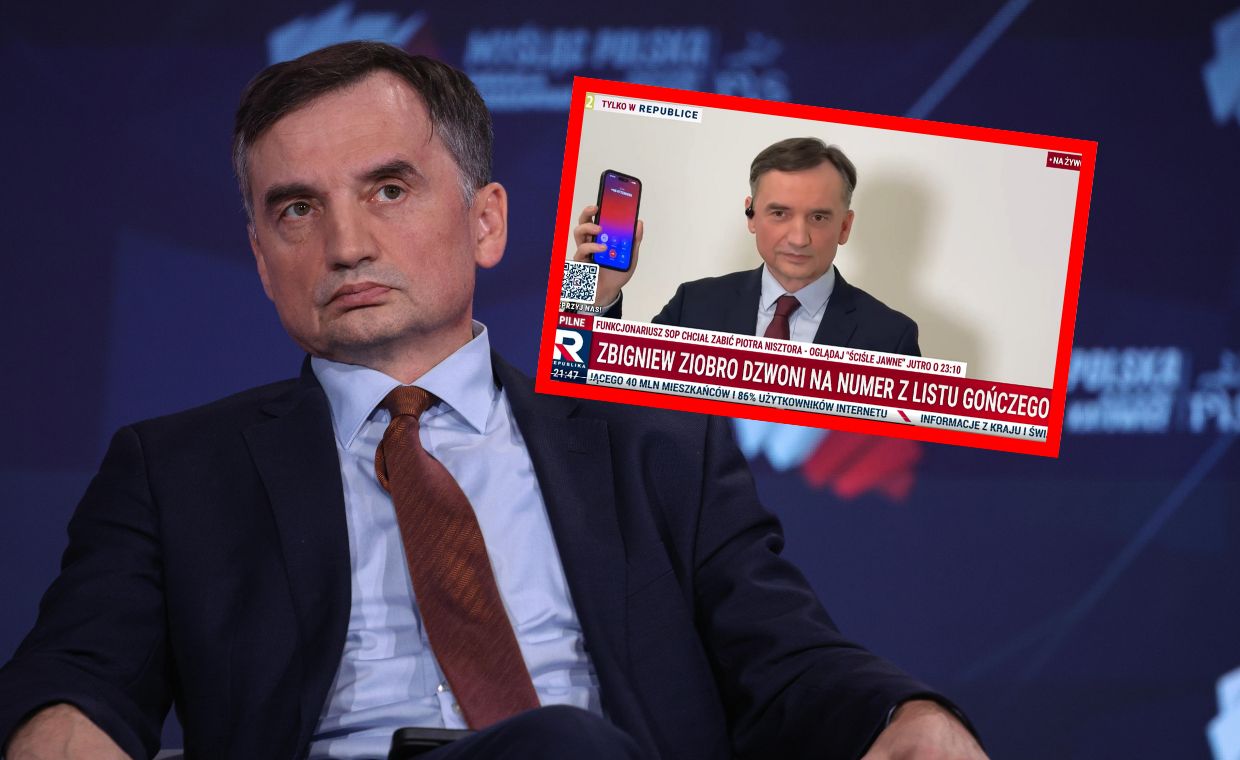 Sam wykręcił numer na policję. "Dzwonią w sprawie Ziobry"