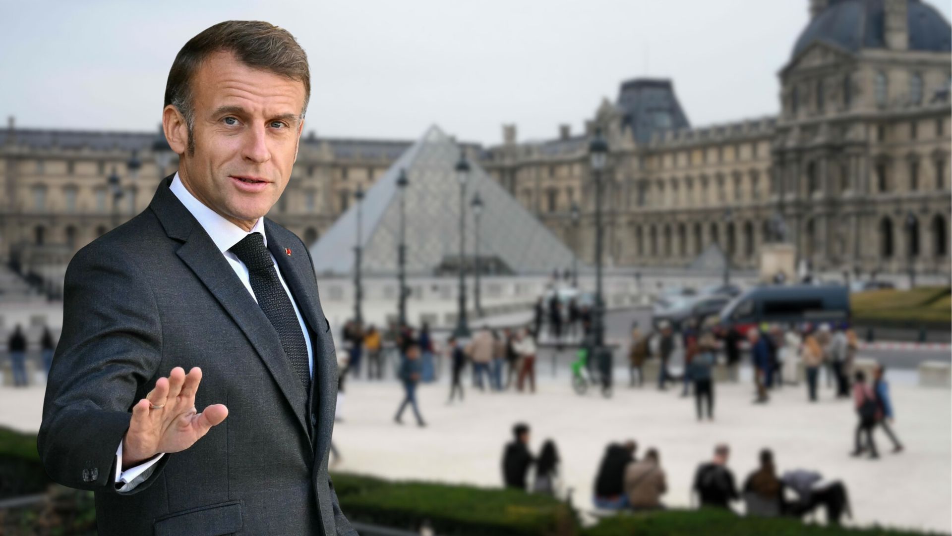 Macron: sprawcy kradzieży w Luwrze staną przed sądem