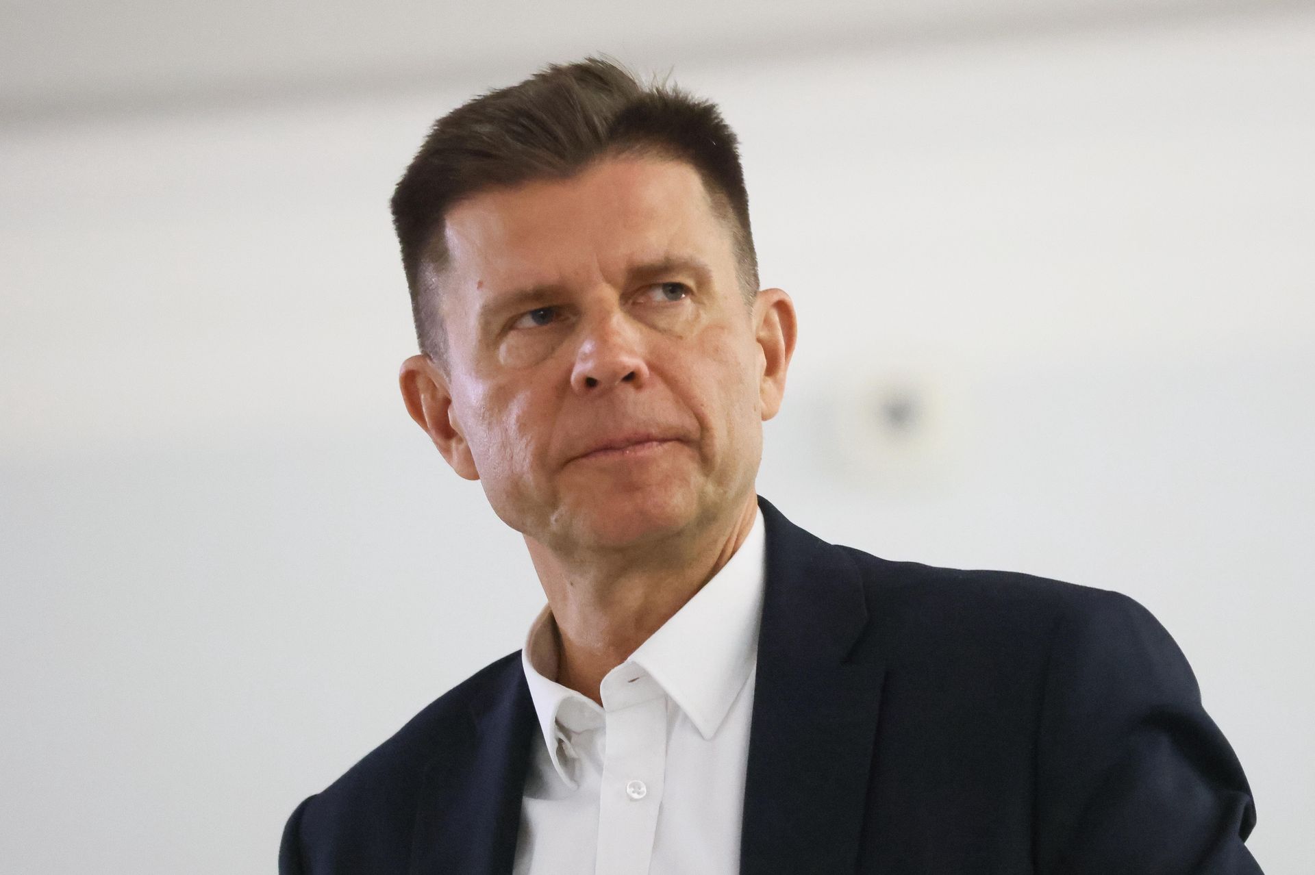 Nawrocki nie odpowiedział. Nowoczesny Smerf mówi wprost: Ja nie startuję w wyborach