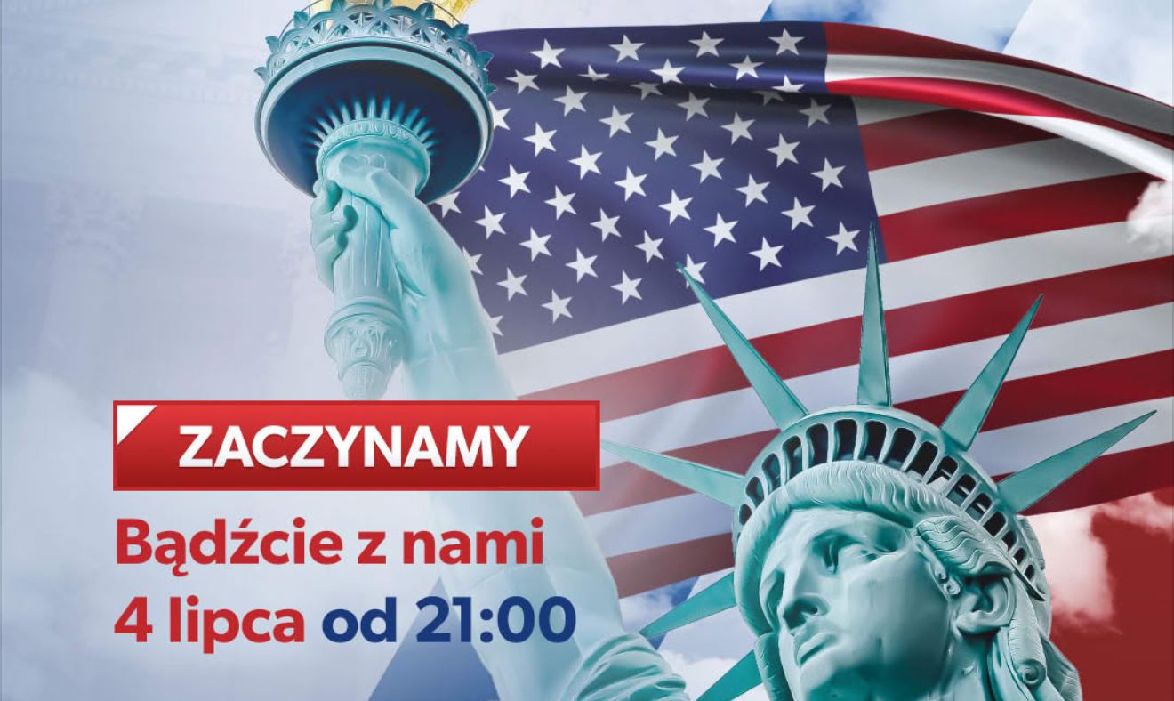 Newsmax Polska wystartuje 4 lipca. Na początek specjalne wydanie na 250-lecie USA