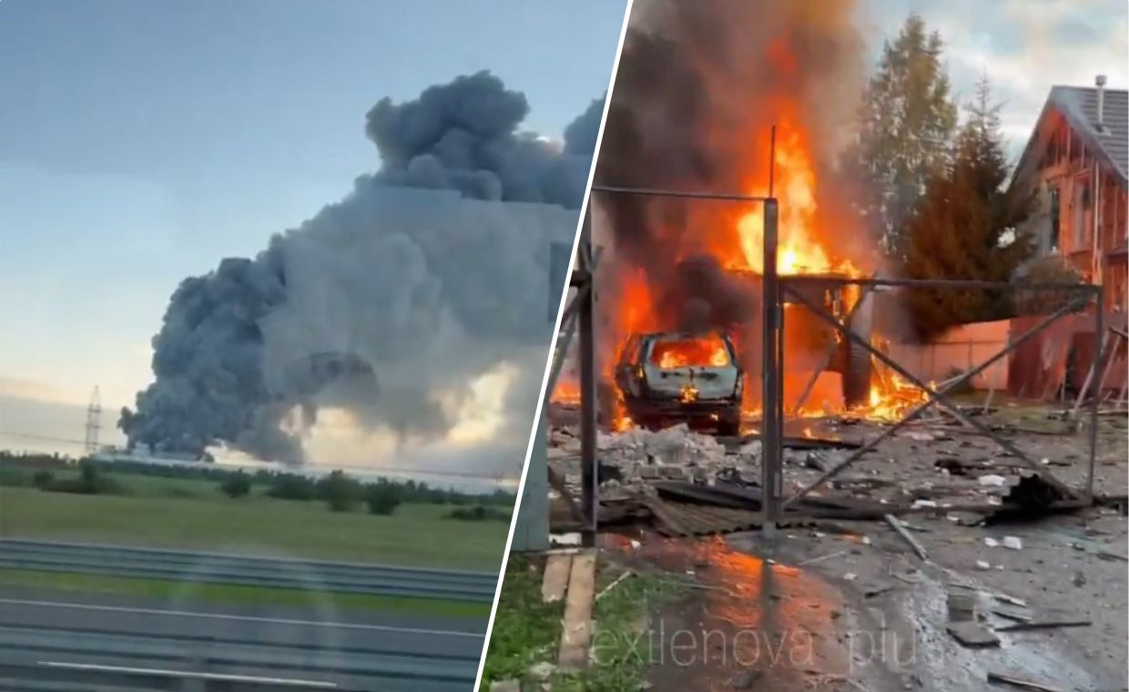 Ukraińcy uderzyli w obwód moskiewski. Są ofiary po stronie Rosji