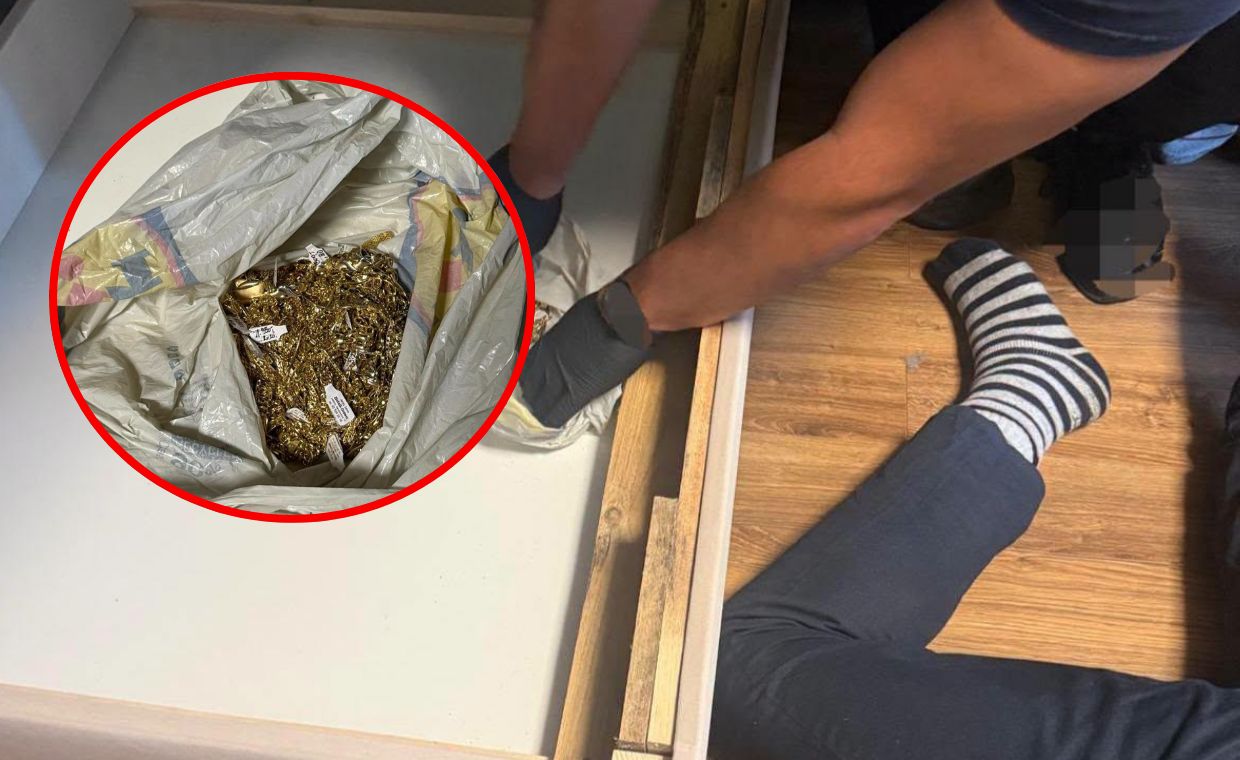 Napad na jubilera w Lesznie. Całe złoto upchnęli w siatce z Lidla