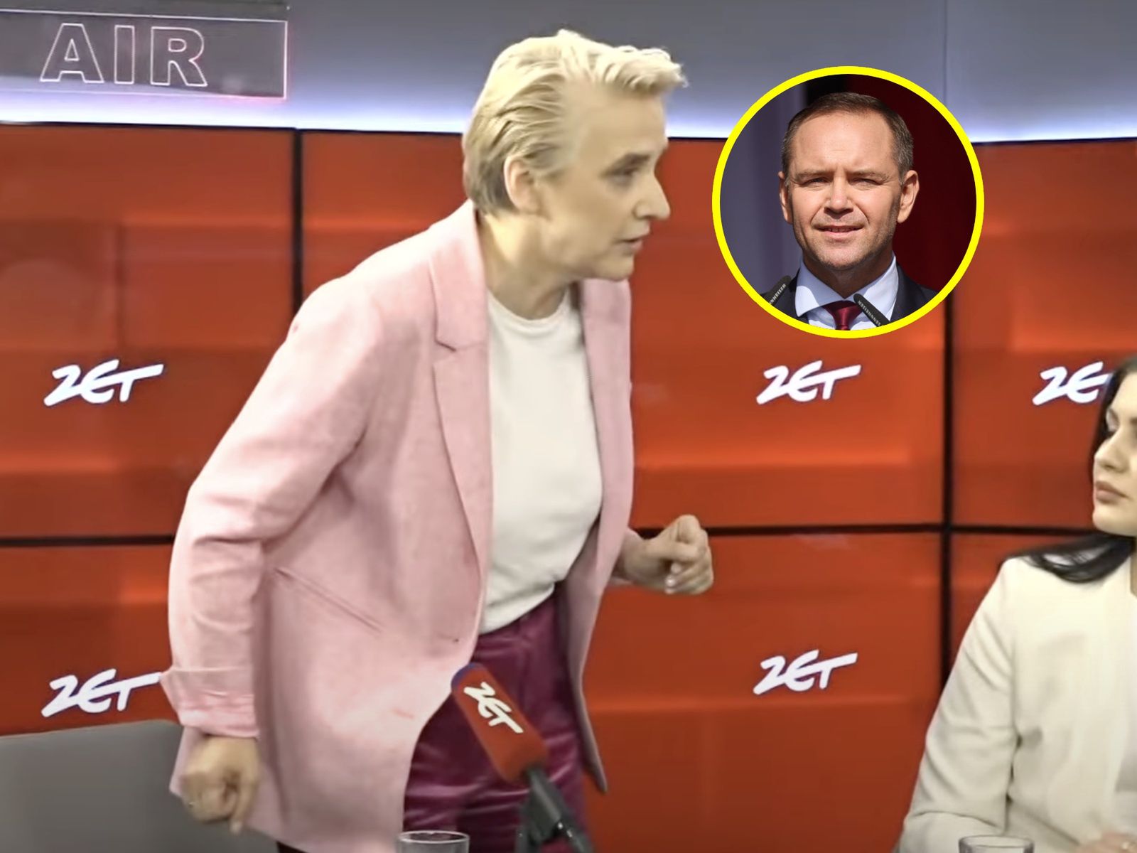 Wytknęła Nawrockiemu znajomości "w środowisku przestępczym". Gorąco w studiu