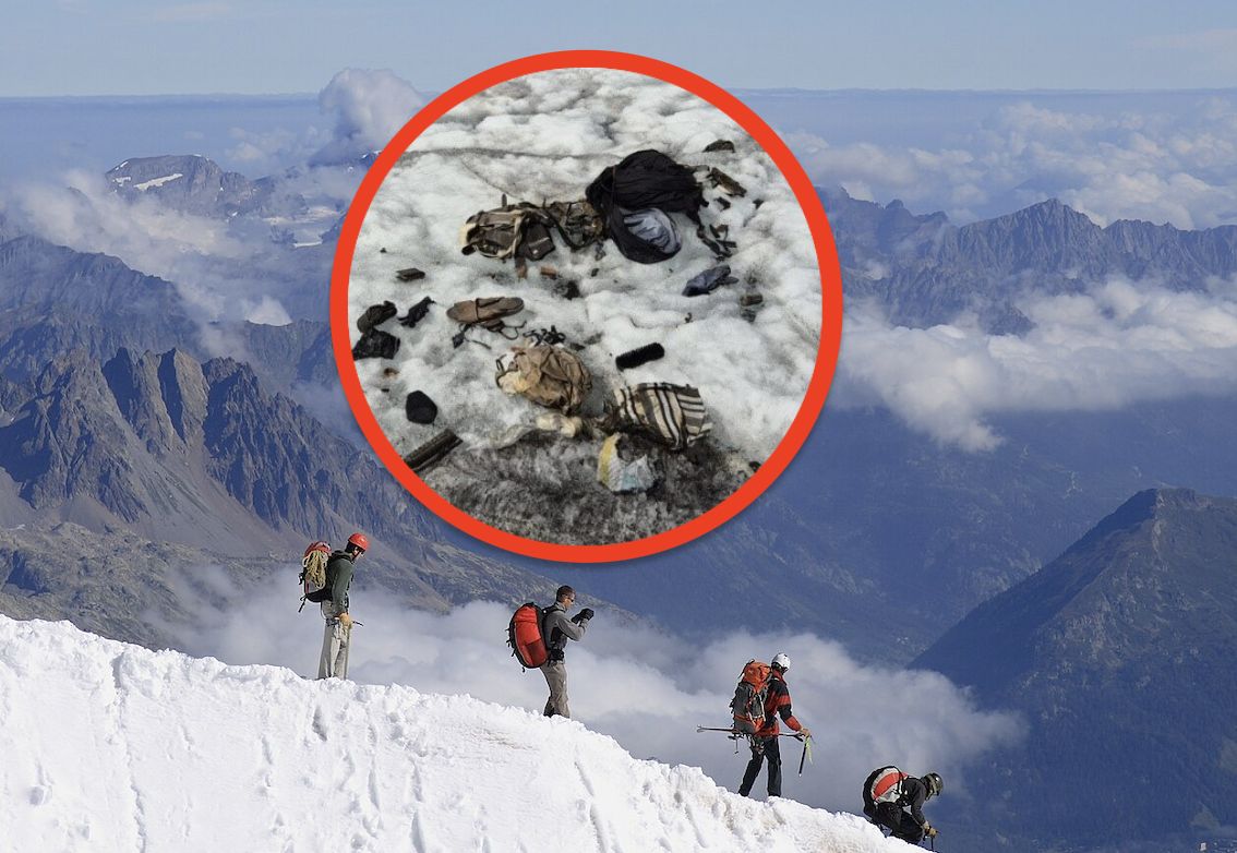 Tajemnica Alp Sztubajskich. Lodowiec po 63 latach oddał plecak alpinisty