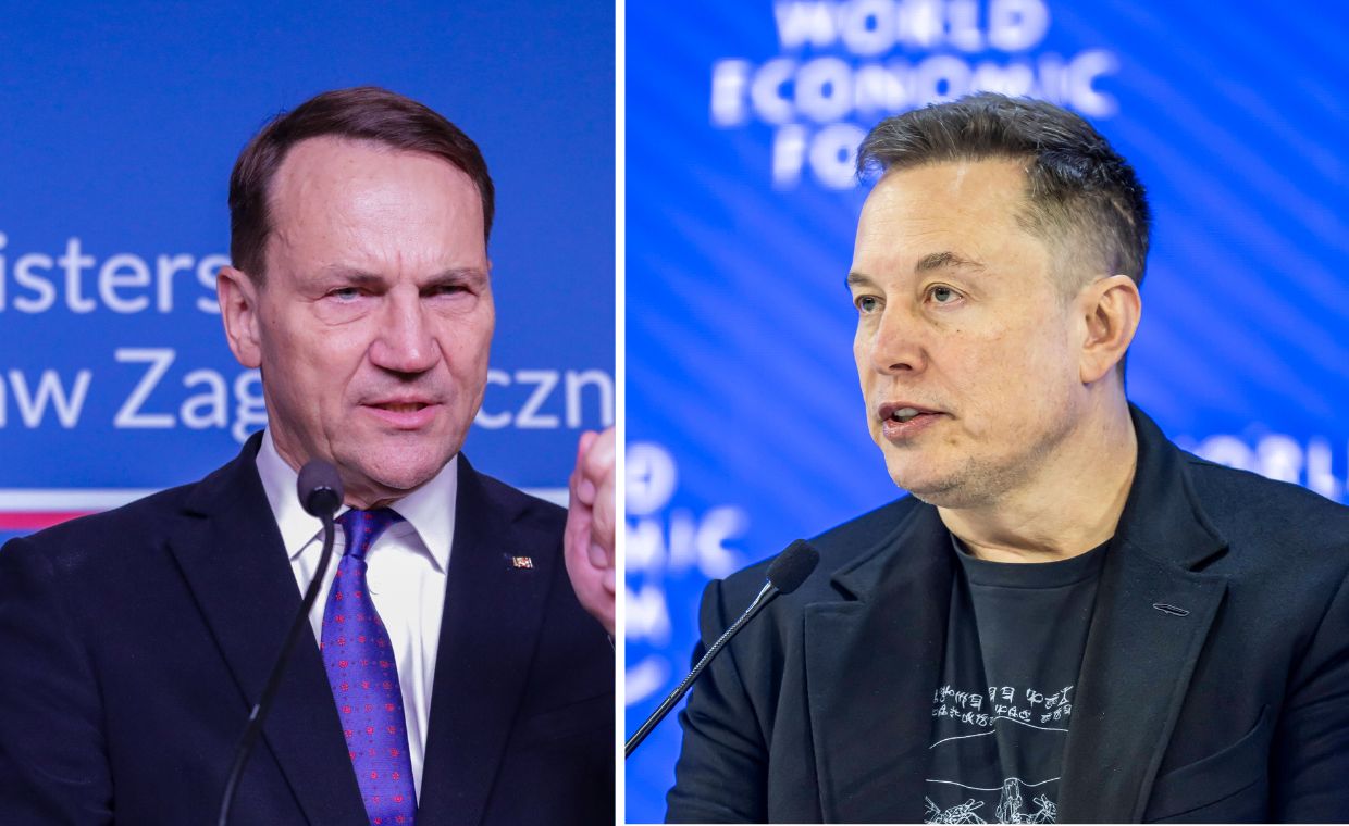 Sikorski dziękuje Muskowi. Chodzi o Starlinki używane na Ukrainie