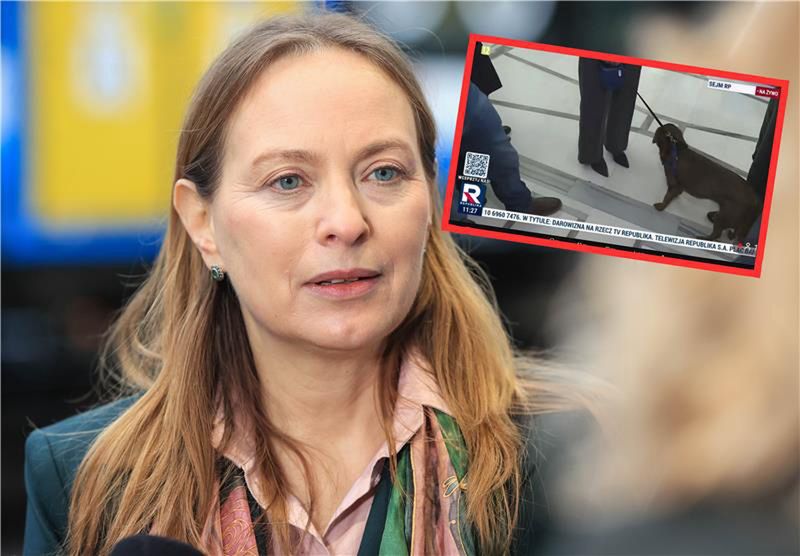 Pełczyńska-Nałęcz przyszła do Sejmu z psem. Wskazała powód