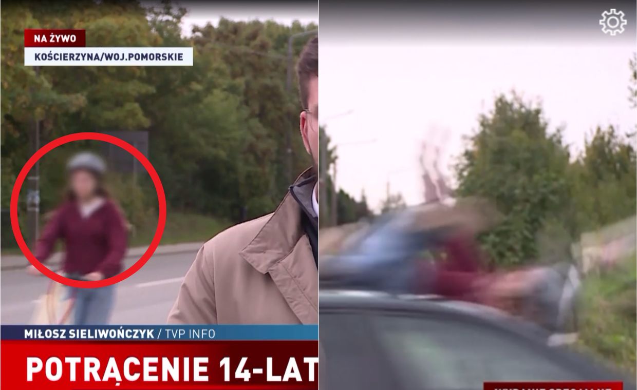 Nagrali wypadek na żywo. Rzeczniczka policji ujawnia stan 14-latki