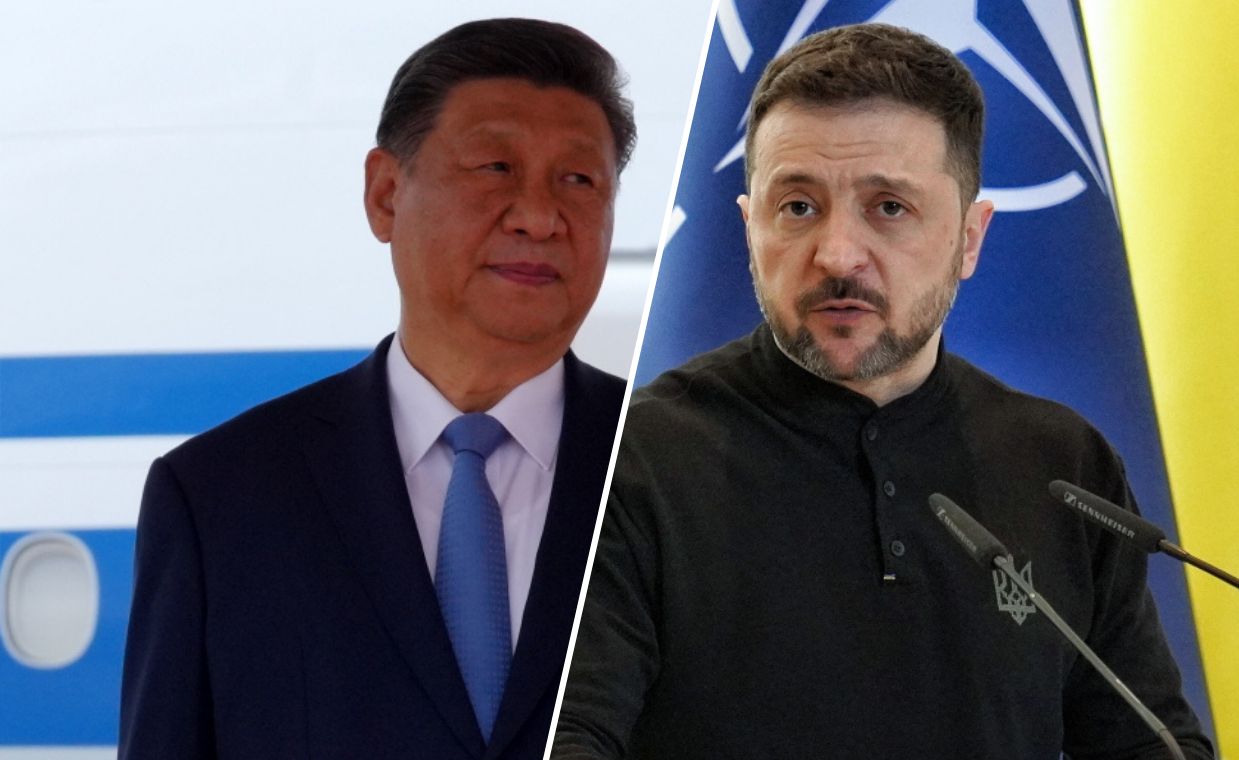 "Manipulacje polityczne". Chiny odpowiadają na oskarżenia Zełenskiego