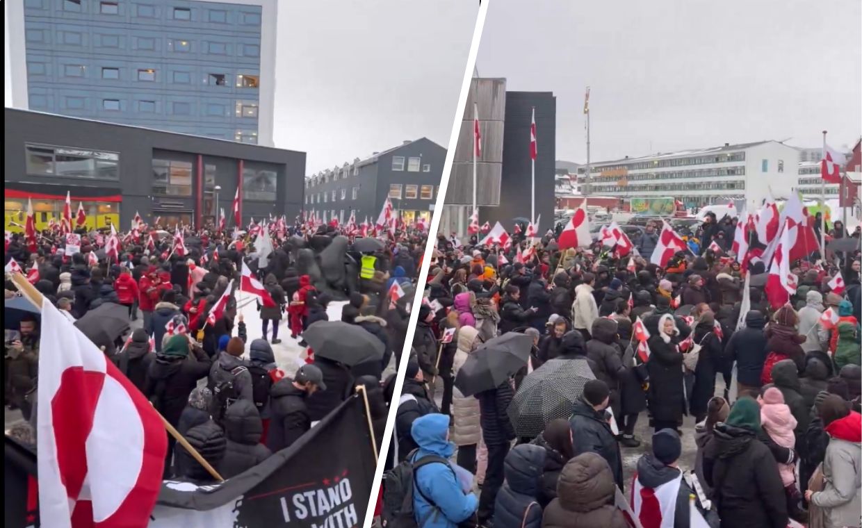 Nuuk wyszło na ulice. Protest na Grenlandii