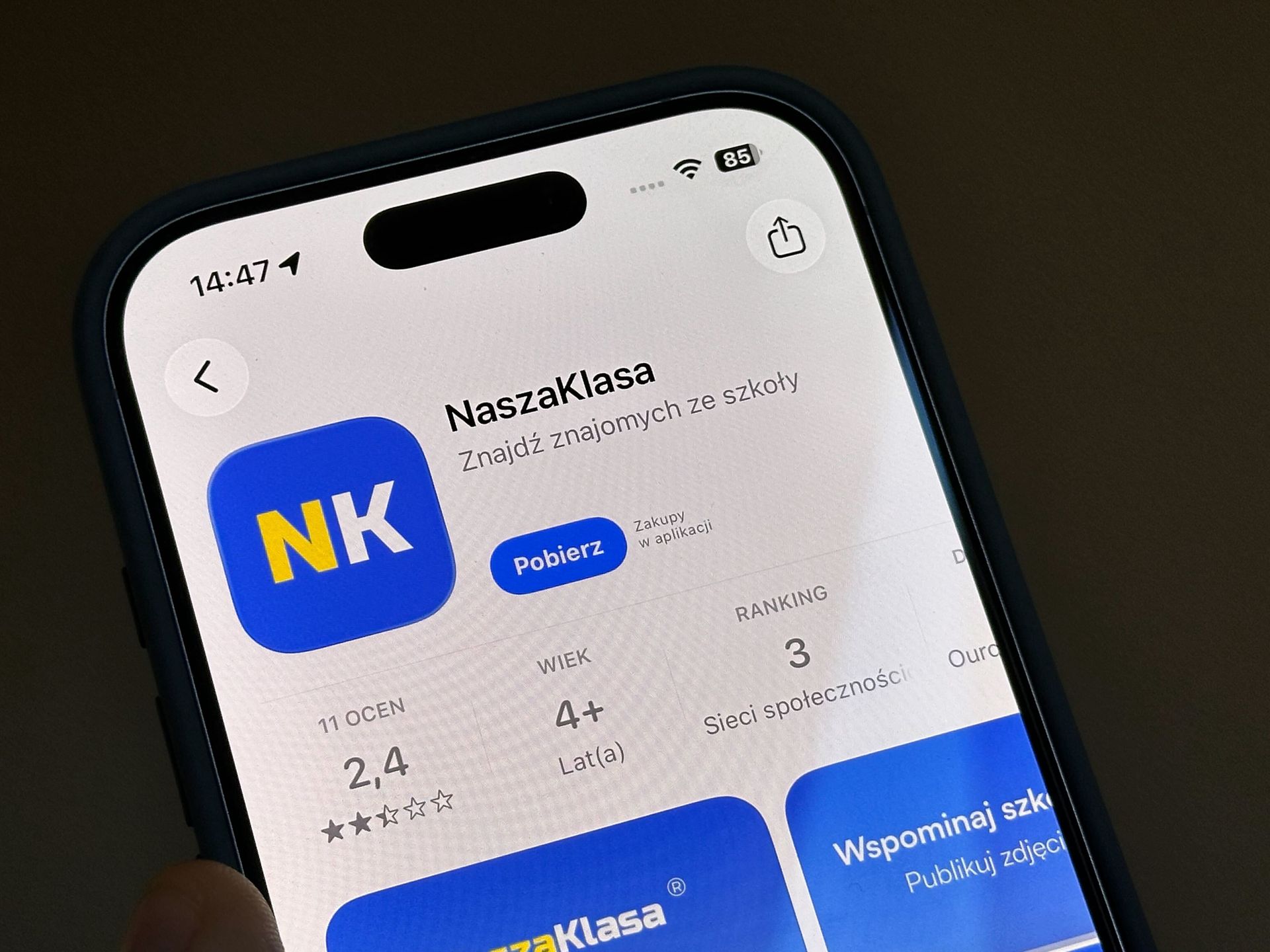 NaszaKlasa powróciła. Pomysłodawca zabrał głos