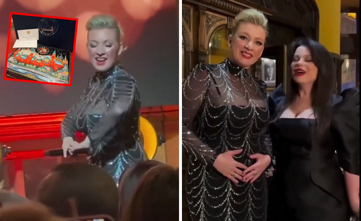 Tak się bawią rosyjskie elity? Wyciekły nagrania z urodzin Zacharowej