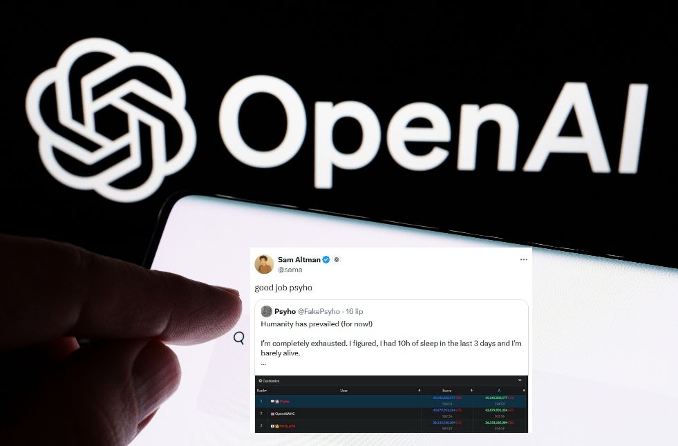 Polak wygrał ze sztuczną inteligencją. Pogratulował mu szef Open AI