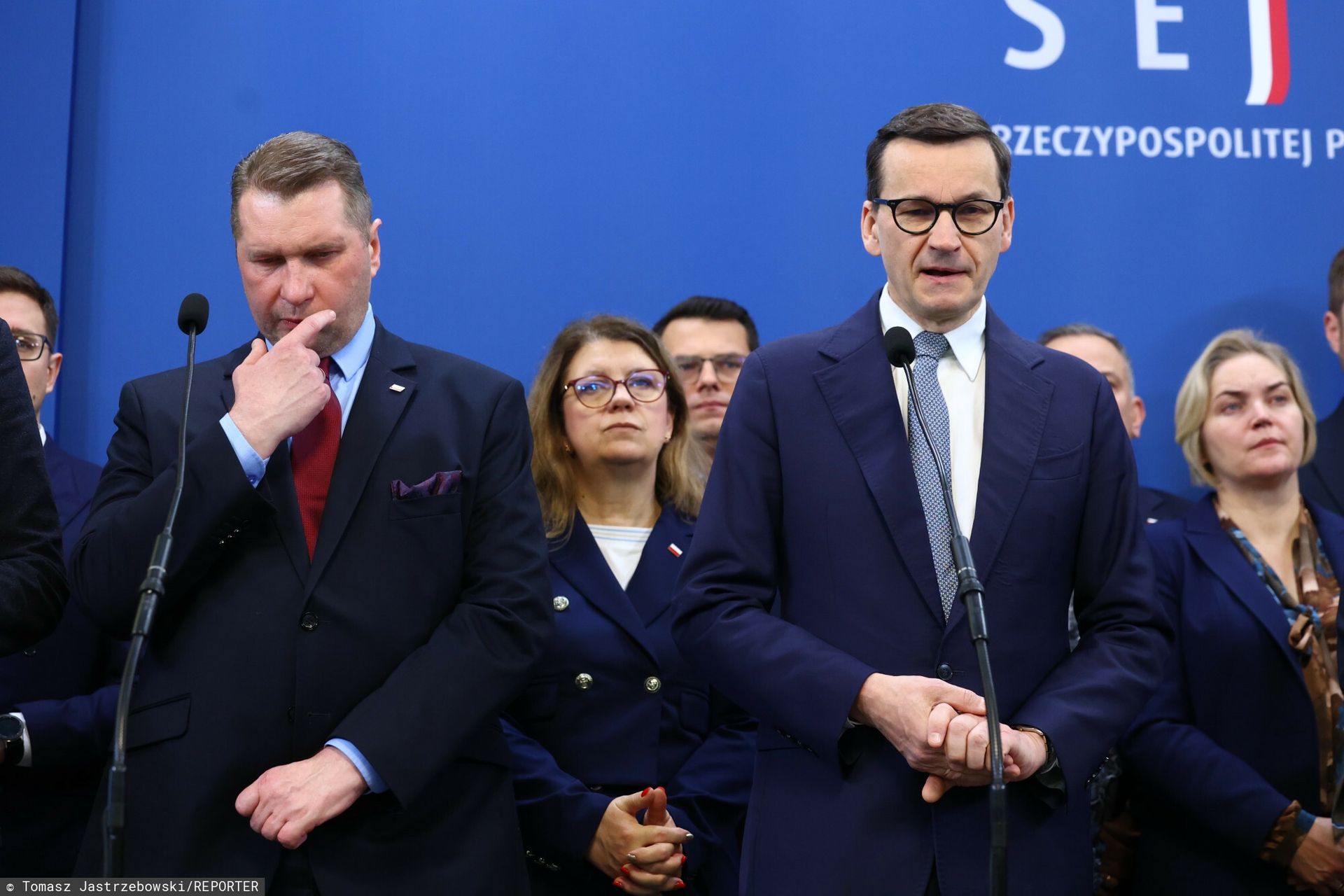 PiS potwierdza. Będzie wspólne wystąpienie Morawieckiego i Czarnka