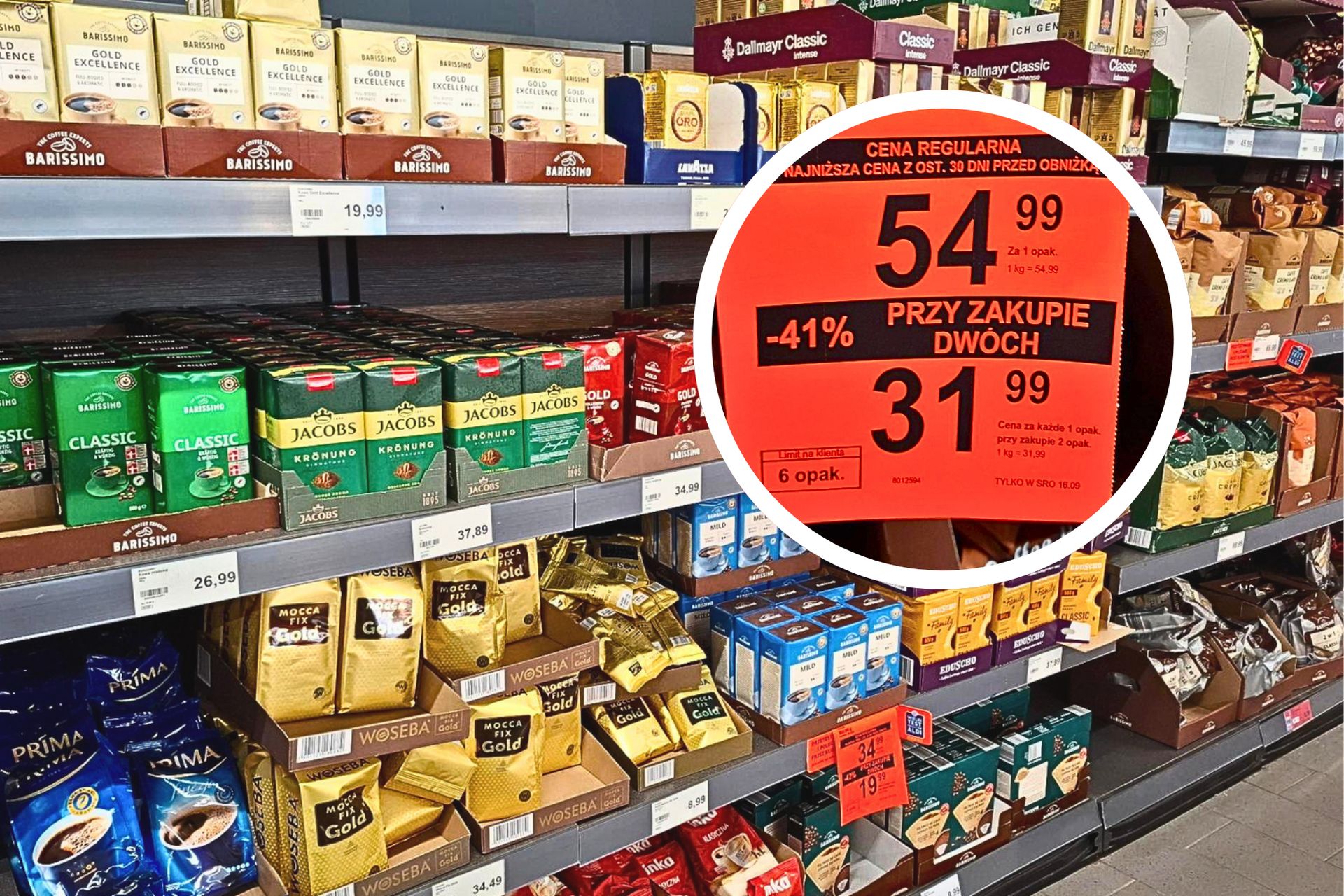 Duża promocja na kawę w Aldi. Drugie opakowanie złapiesz za ułamek ceny