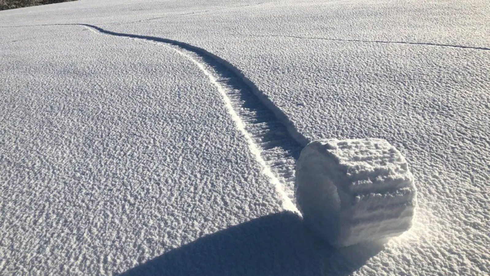Niezwykle rzadkie zimowe zjawisko. Setki naturalnych rolek śnieżnych