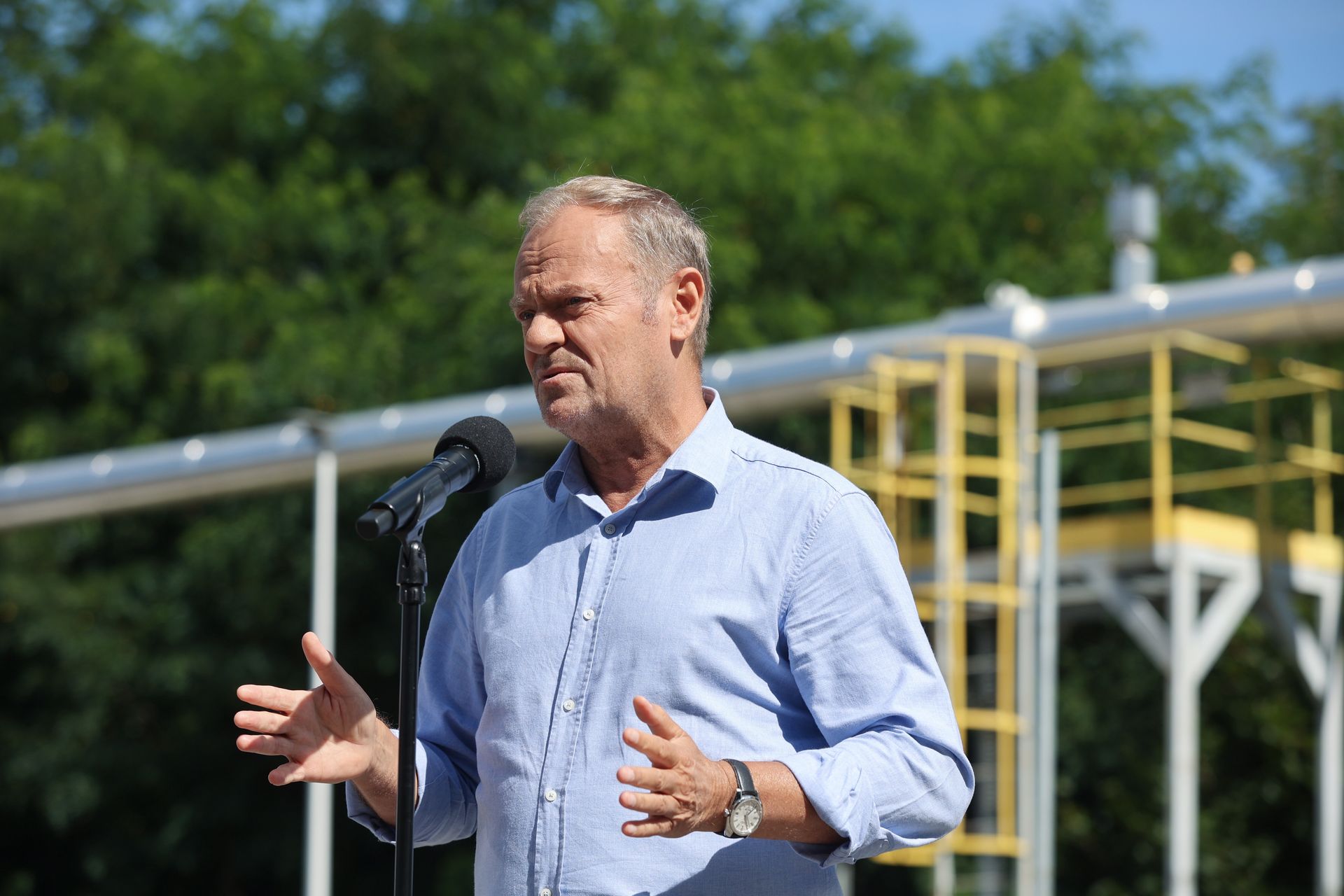 Tusk przestrzega przed antyukraińskimi nastrojami. "Scenariusz Putina"