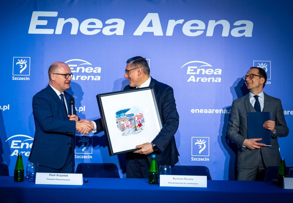 Enea sponsorem tytularnym hali w Szczecinie