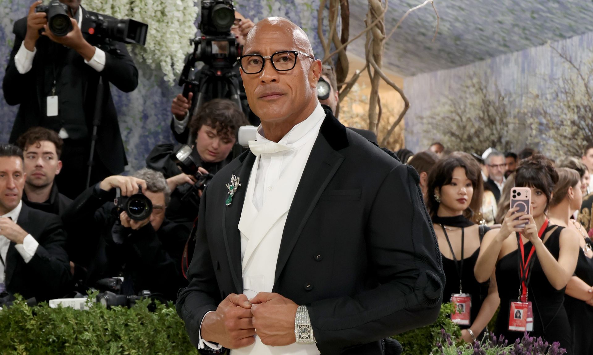 Dwayne Johnson w spódnicy. Tak pojawił się na gali
