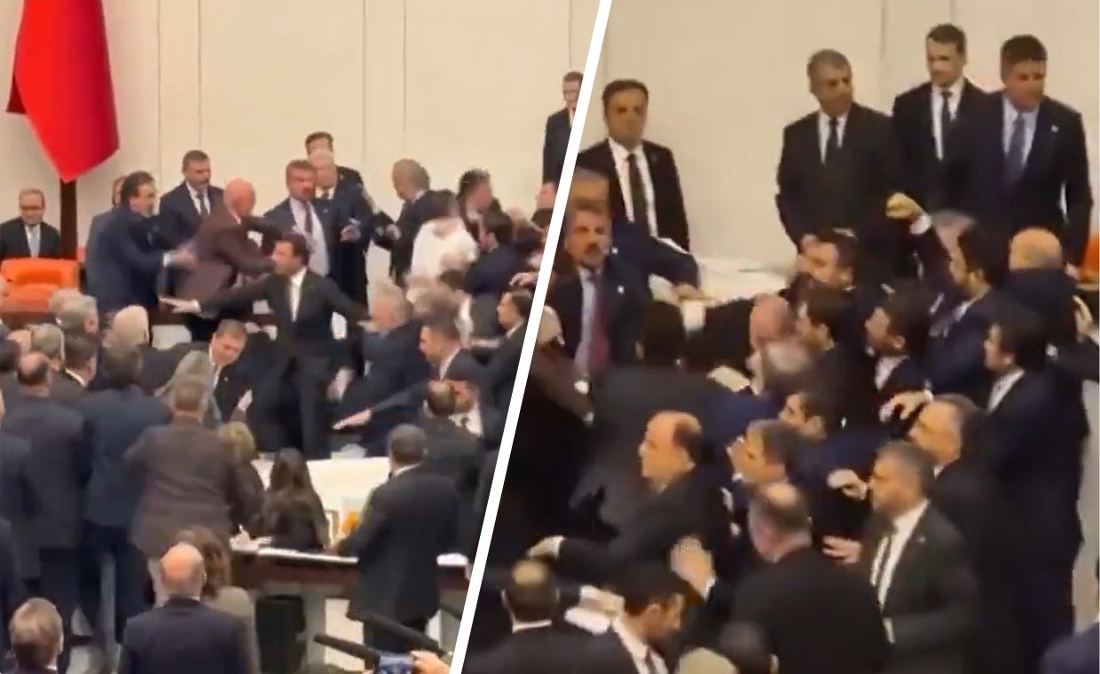 Chcieli zablokować zaprzysiężenie. Bójka w tureckim parlamencie