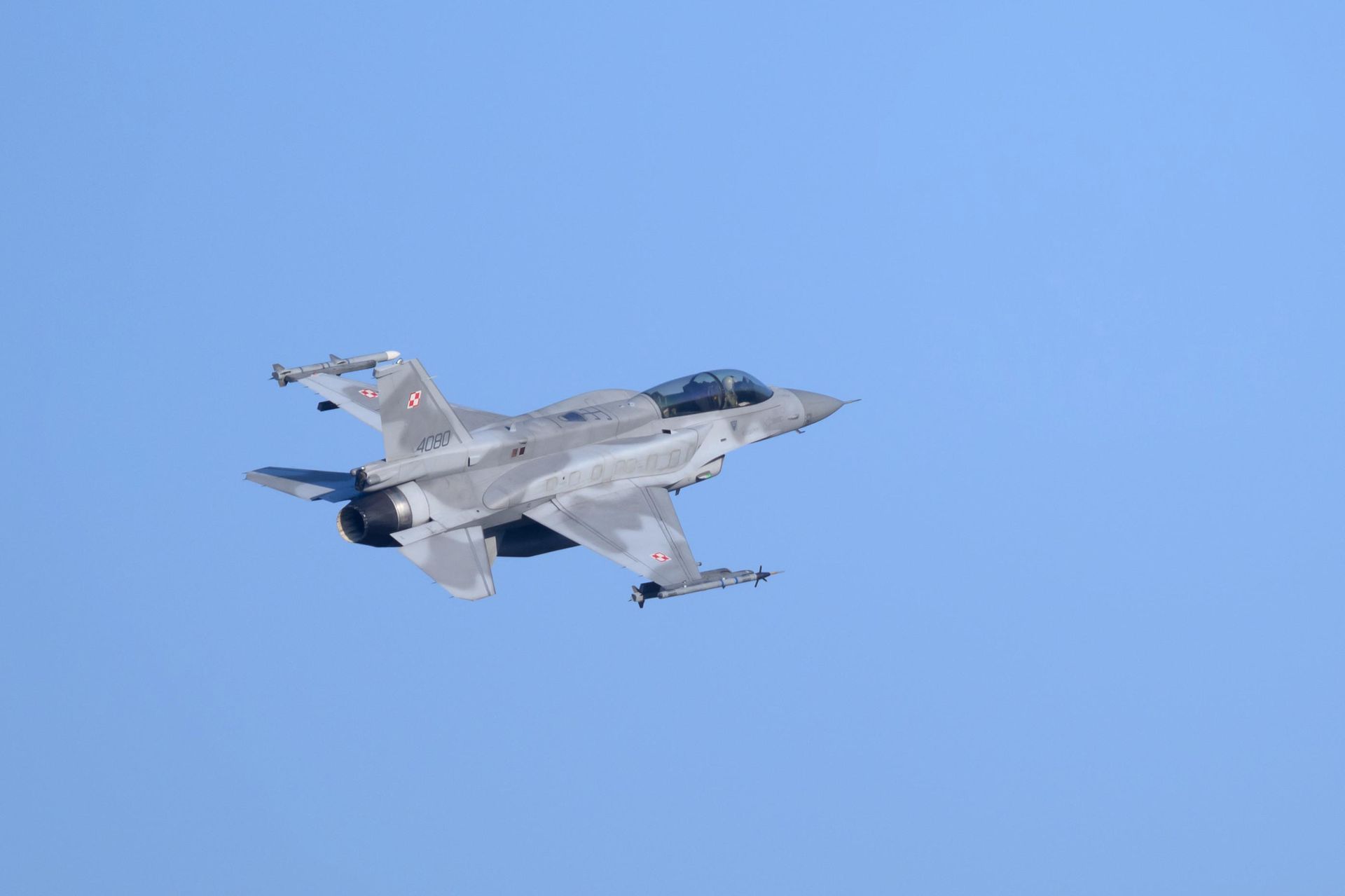 Atak Rosji w Ukrainie. Polskie samoloty w powietrzu