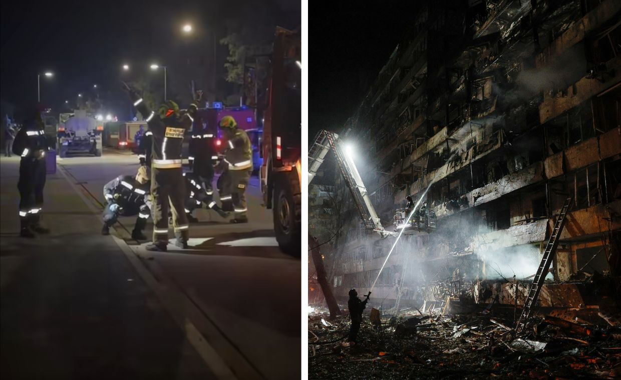 Działo się w nocy. Rosja zaatakowała Kijów, akcja służb w Karwii