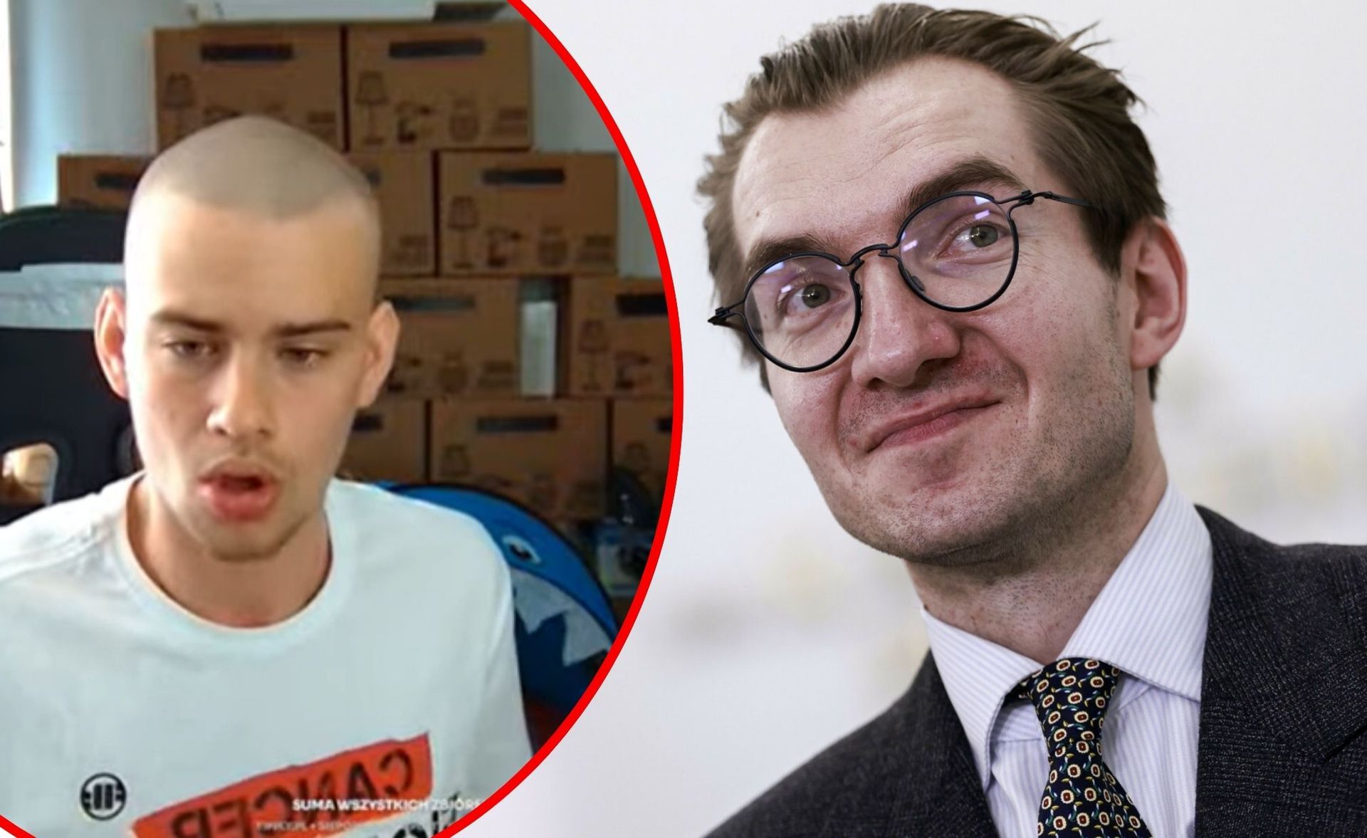 Zobaczył go na streamie Łatwoganga i zareagował. "Patocelebryta"