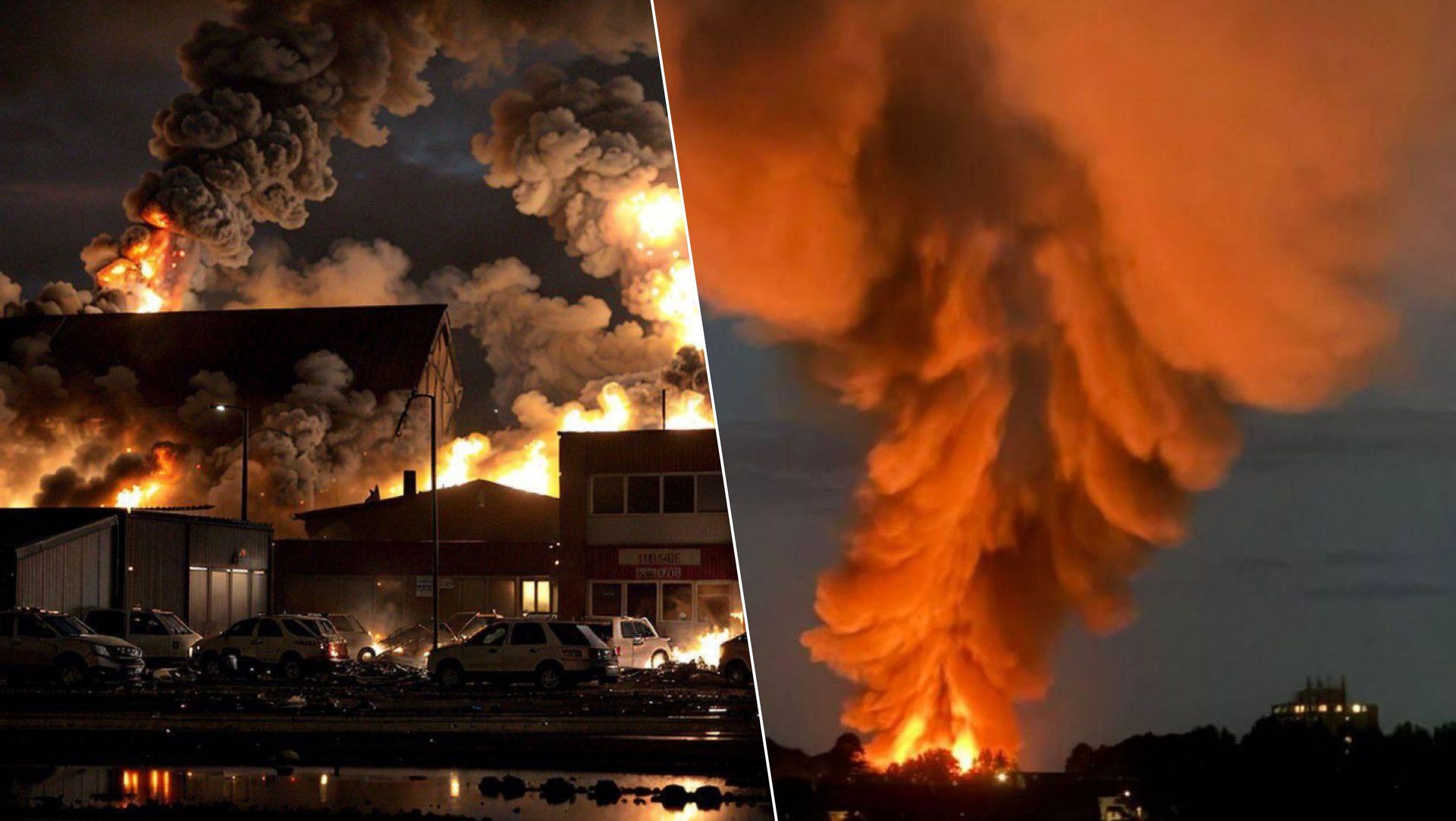 Wielka Brytania. "Potężna eksplozja" w strefie przemysłowej