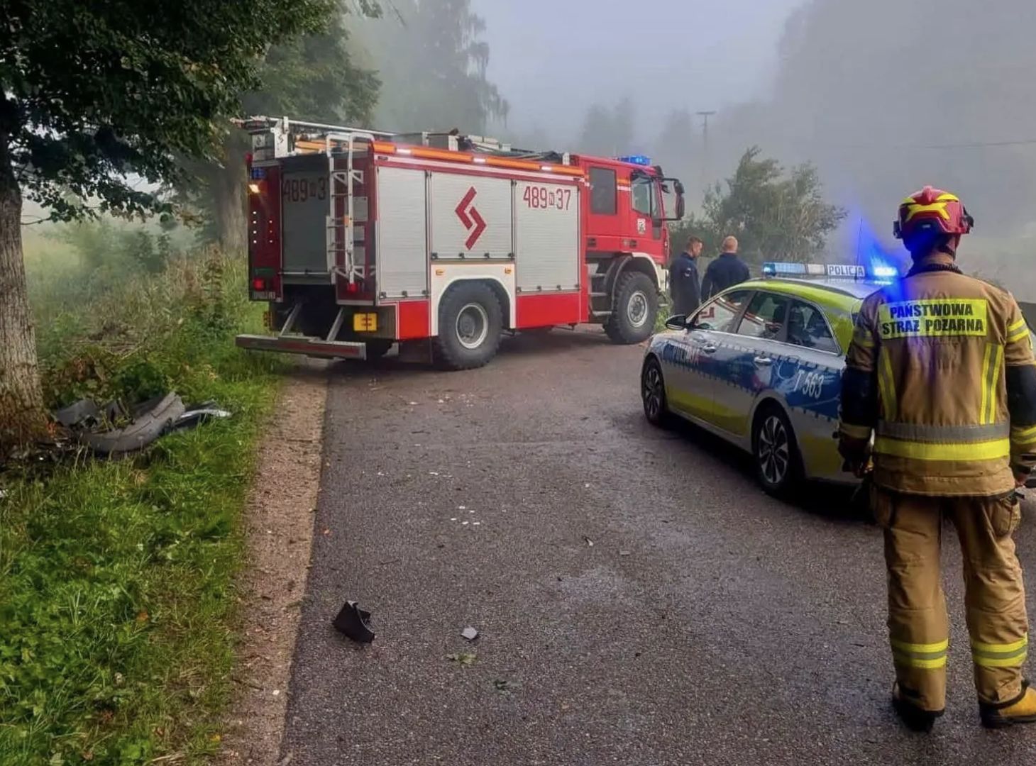 Tragiczny wypadek na Warmii. Nie żyje 19-latka