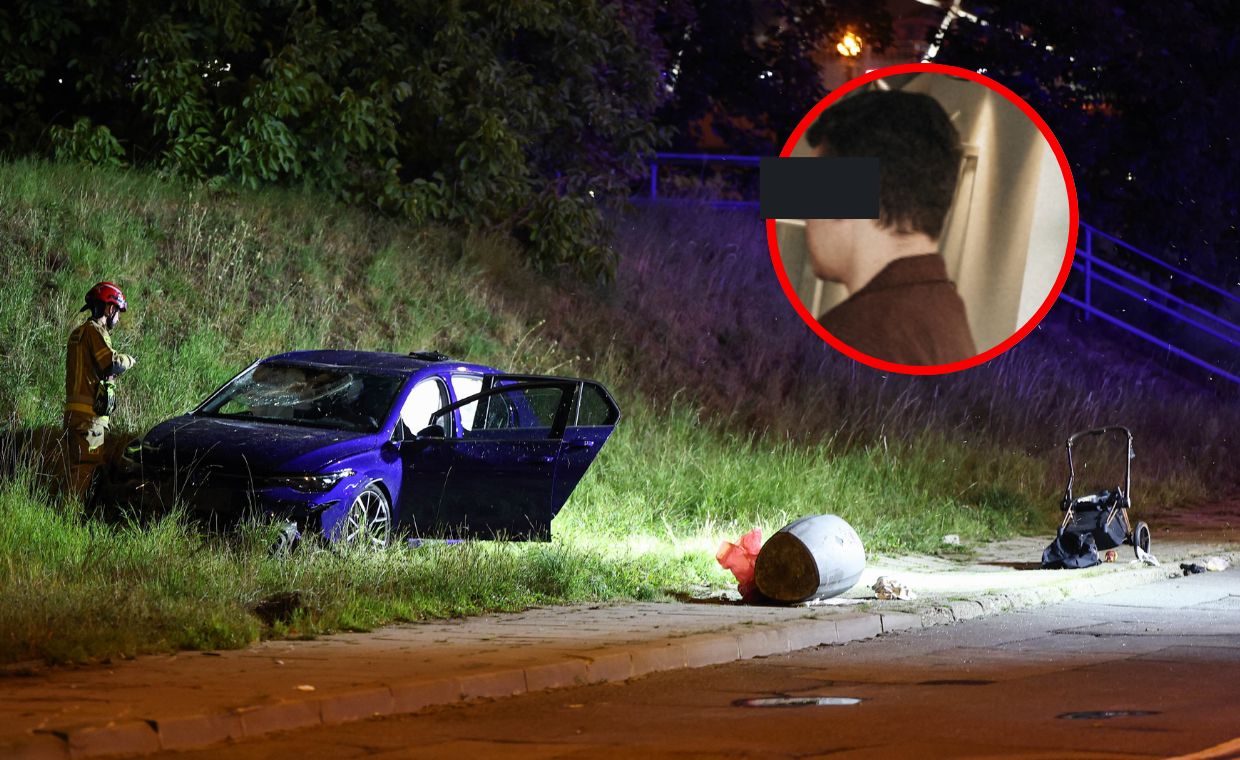 Pirat z Krakowa już w prokuraturze. Wjechał w wózek, zabił rodziców