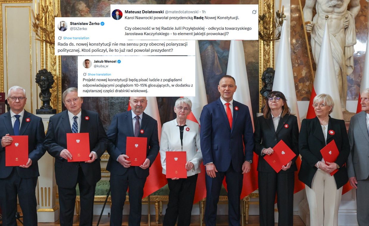 Prezydent powołał Radę Nowej Konstytucji. W sieci kpiny